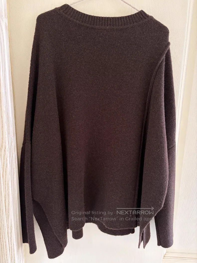 The Row The Row Loose Fit Brown Cashmere Knit Sweater Size XS / US 0-2 / IT 36-38 - 4 Thumbnail