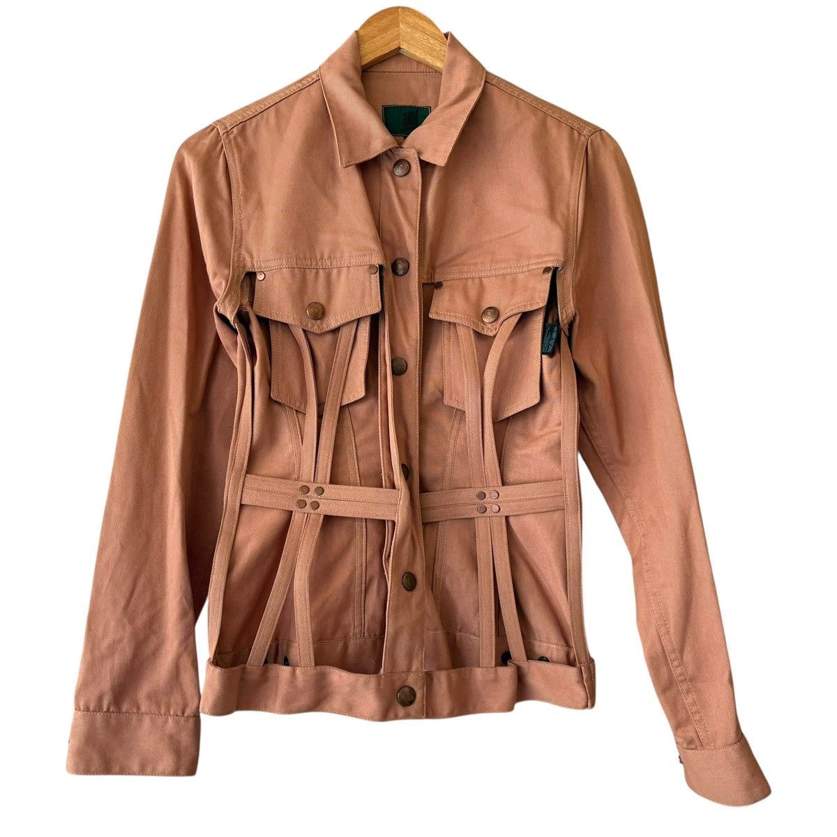 Jean Paul Gaultier Rare Jean Paul Gautier Structure Carget denim jacket Size M / US 6-8 / IT 42-44 - 1 Thumbnail