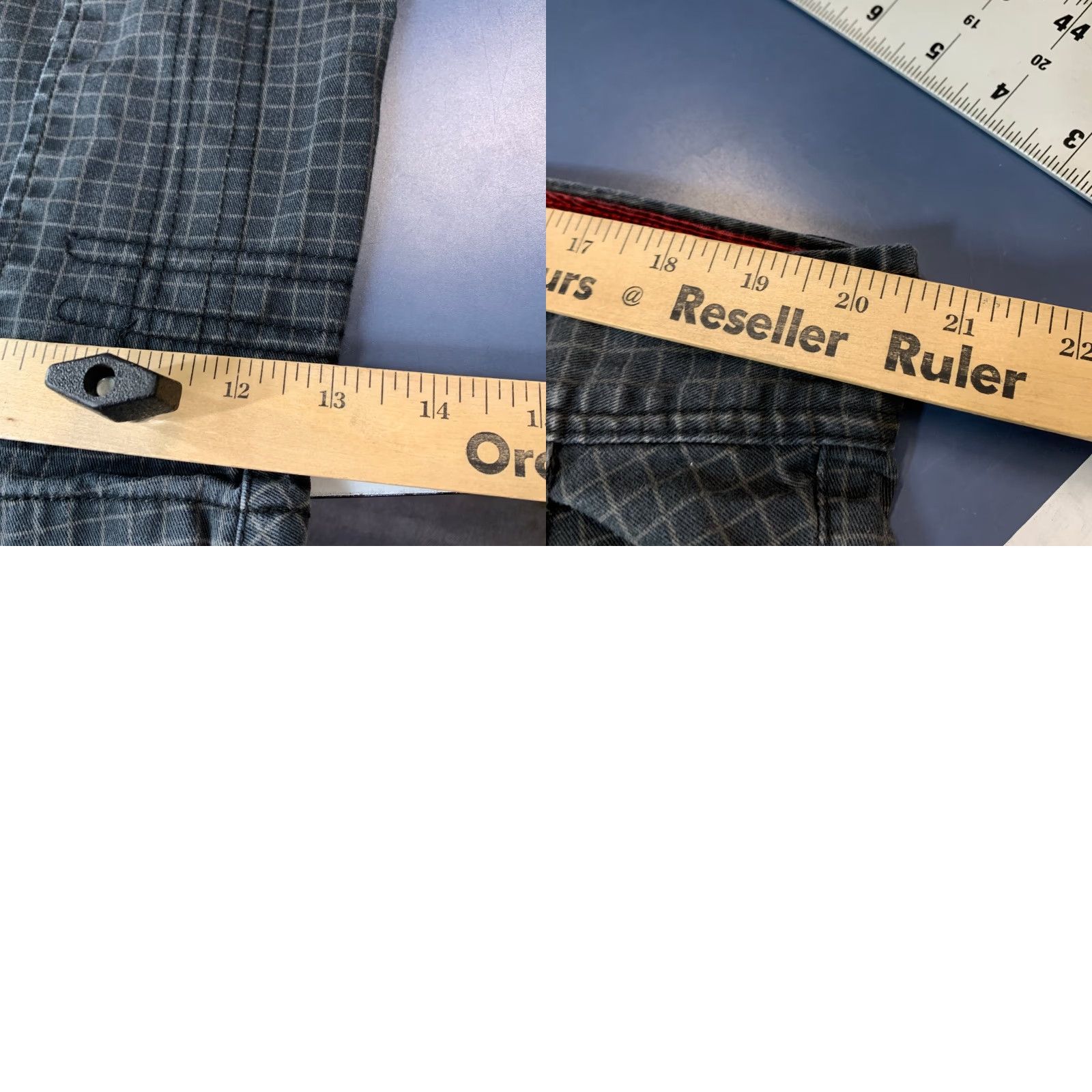 Vintage VINTAGE Ocean Pacific Cargo Shorts Mens 42 Black Checkered Cargo Shorts Mens 42 Black Checkered Size US 42 / EU 58 - 9 Thumbnail