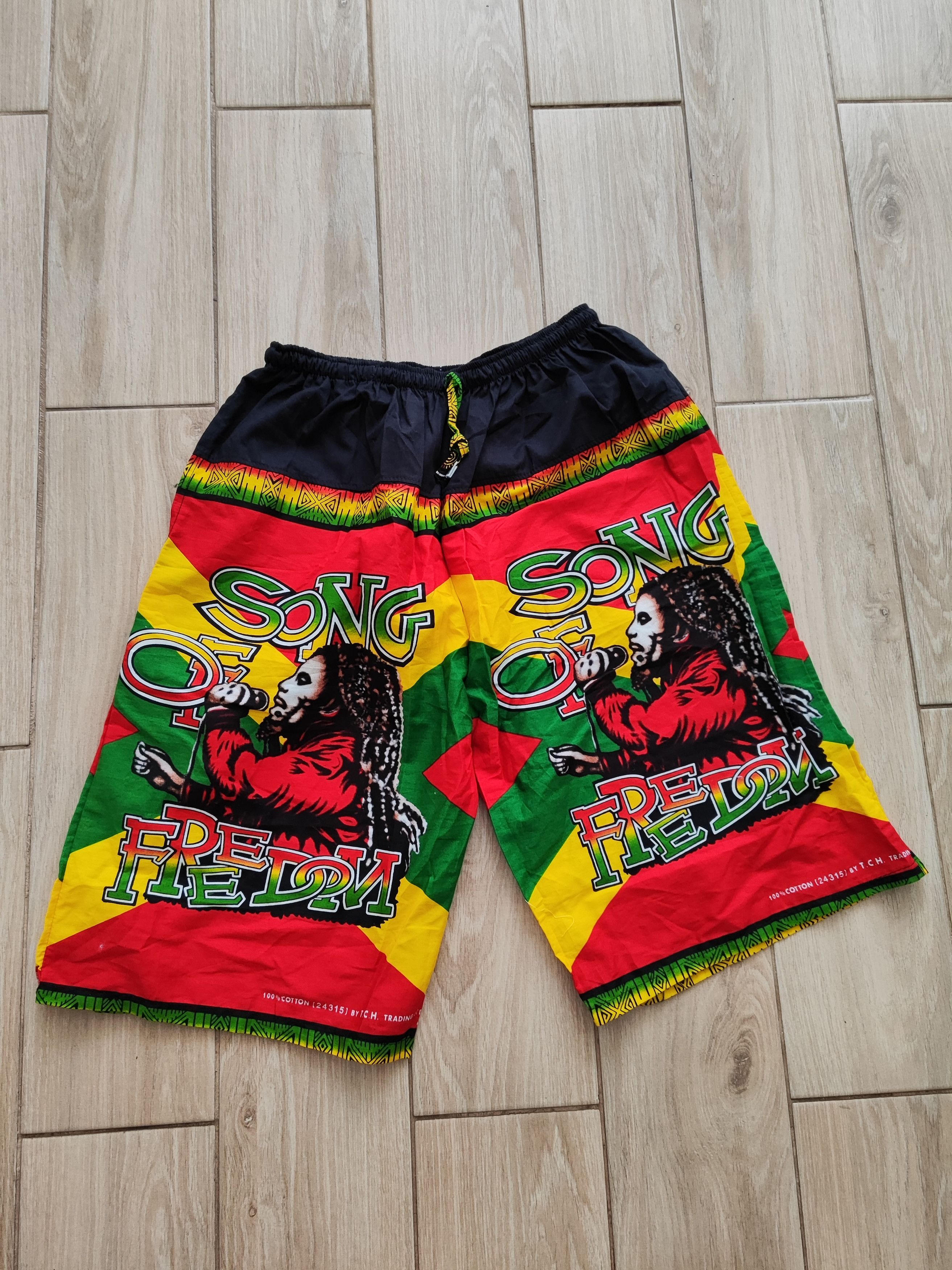 Vintage Rasta Reggae Shorts – Song of Freedom Size US 32 / EU 48 - 2 Thumbnail