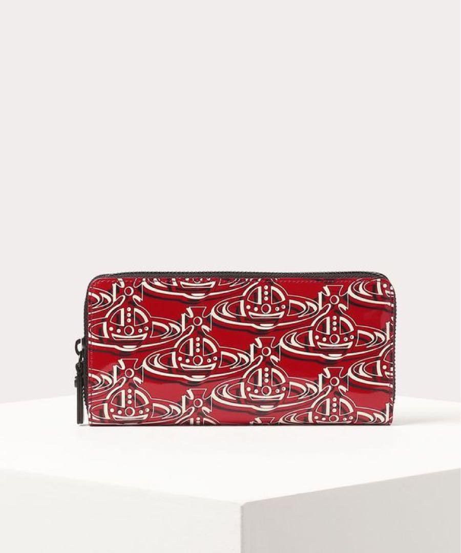 image of Vivienne Westwood Red Orb Logo Wallet, Women's