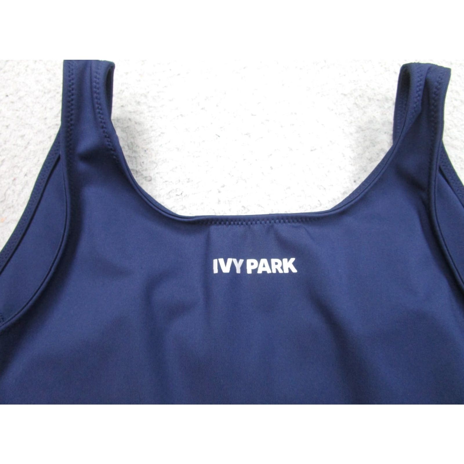 Ivy Park IVY PARK Sports Bra Womens XL Blue Yoga Running Support Stretch Gym Work out Size ONE SIZE - 5 Thumbnail