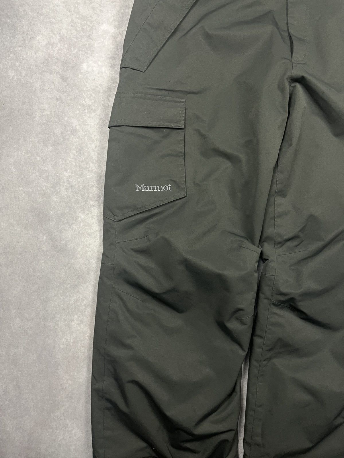 Marmot MARMOT Snow Pants Mens Large Size Black Ski Nylon Cargo Size US 34 / EU 50 - 3 Thumbnail