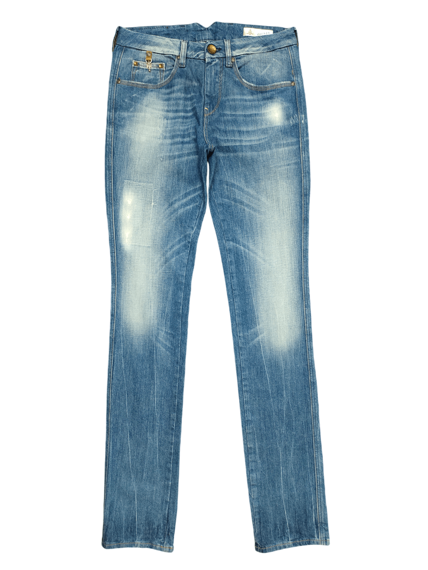 Replay Vintage Replay Guista Clawmark Metal Hook Pocket Jeans Size 28" / US 6 / IT 42 - 1 Thumbnail