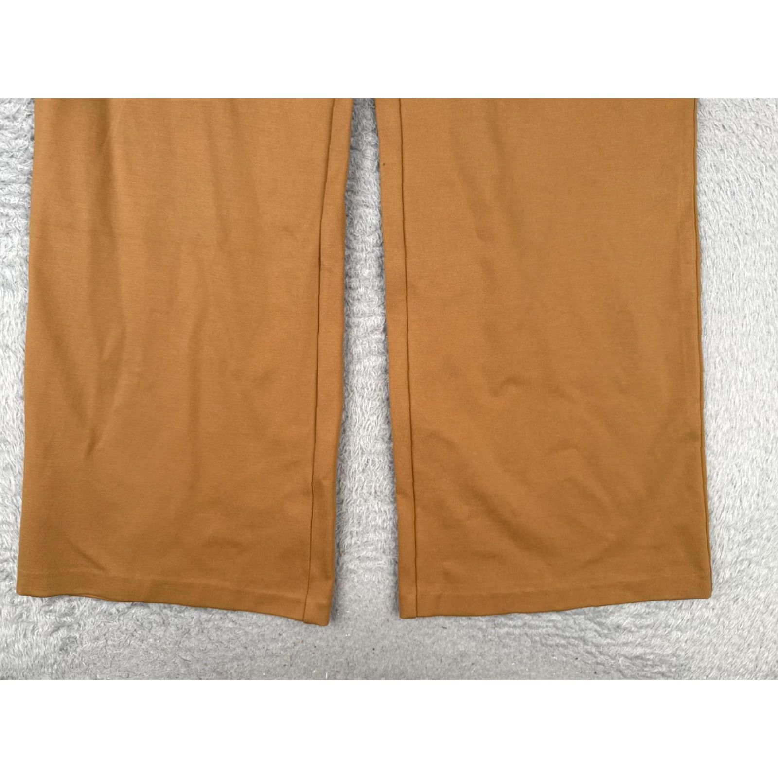 DKNY DKNY Women Pants XL Brown Wide Leg Elastic Waist Rayon Casual Size 40" / US 18 - 2 Thumbnail