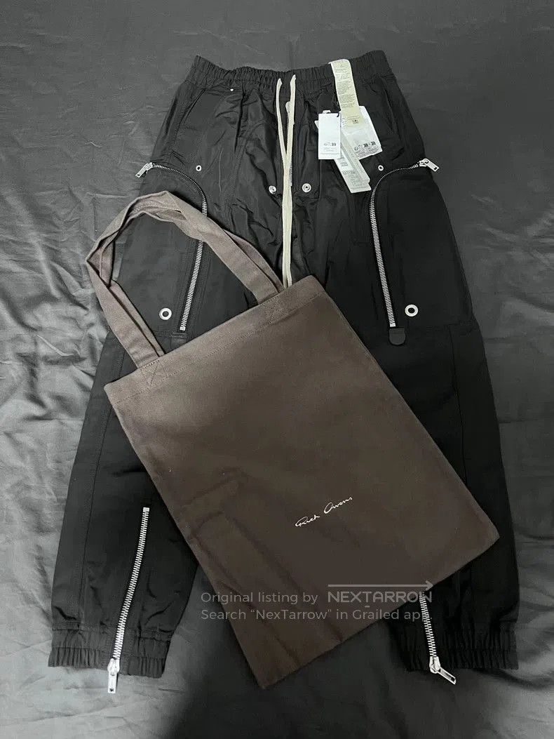 Rick Owens Rick Owens 25SS Men's Black Cargo Pants. Size US 32 / EU 48 - 2 Thumbnail