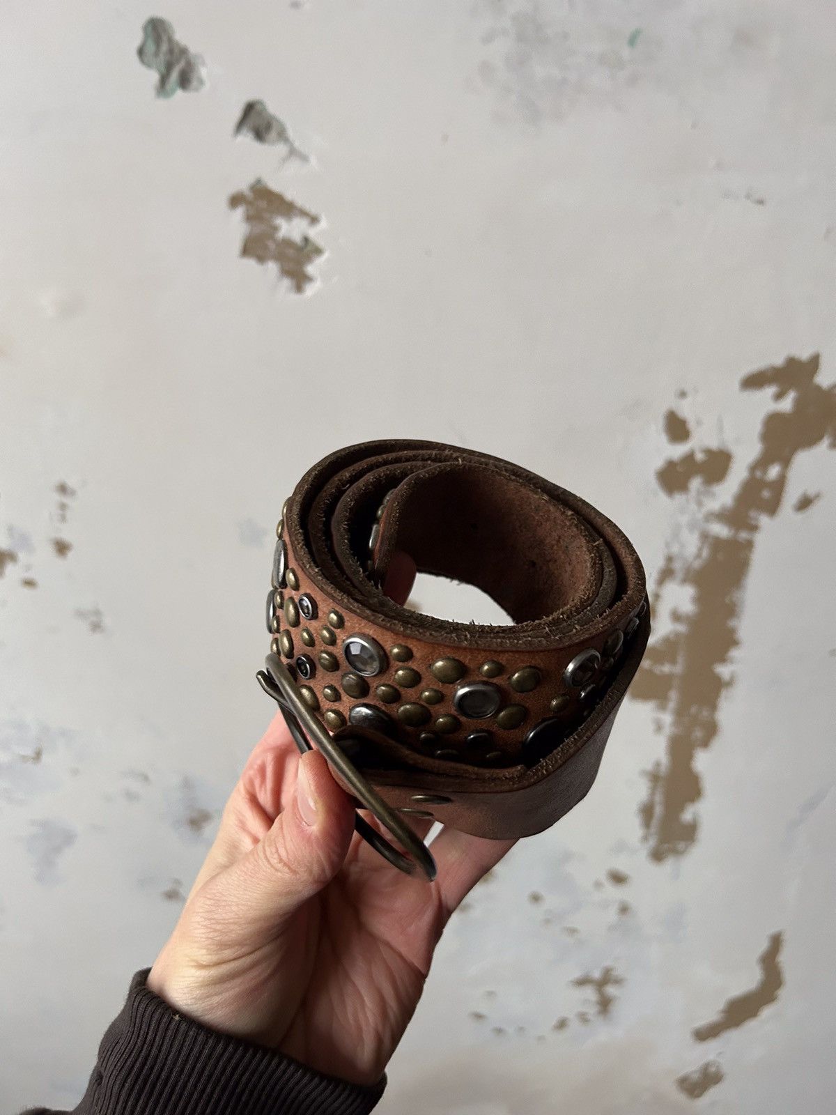 Japanese Brand × Vintage VINTAGE LEATHER BELT USA Size ONE SIZE - 2 Thumbnail