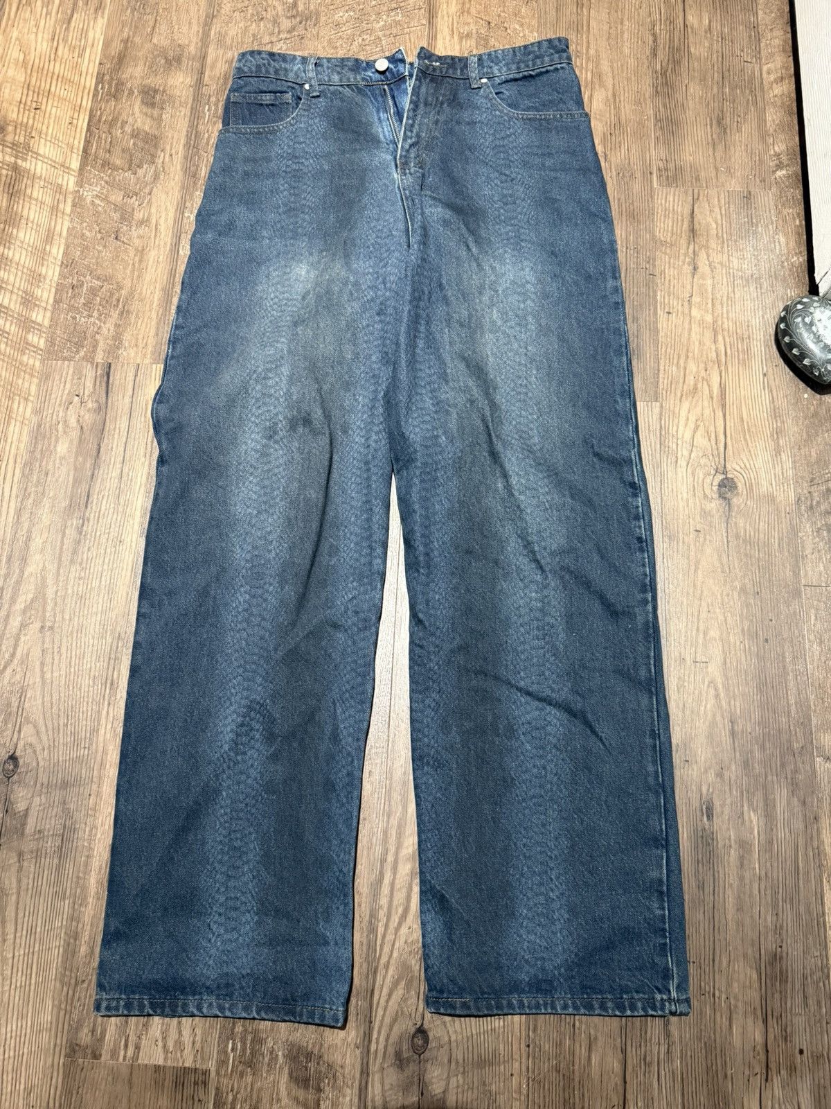 basketcase gallery basketcase gallery snakeskin denim | Grailed