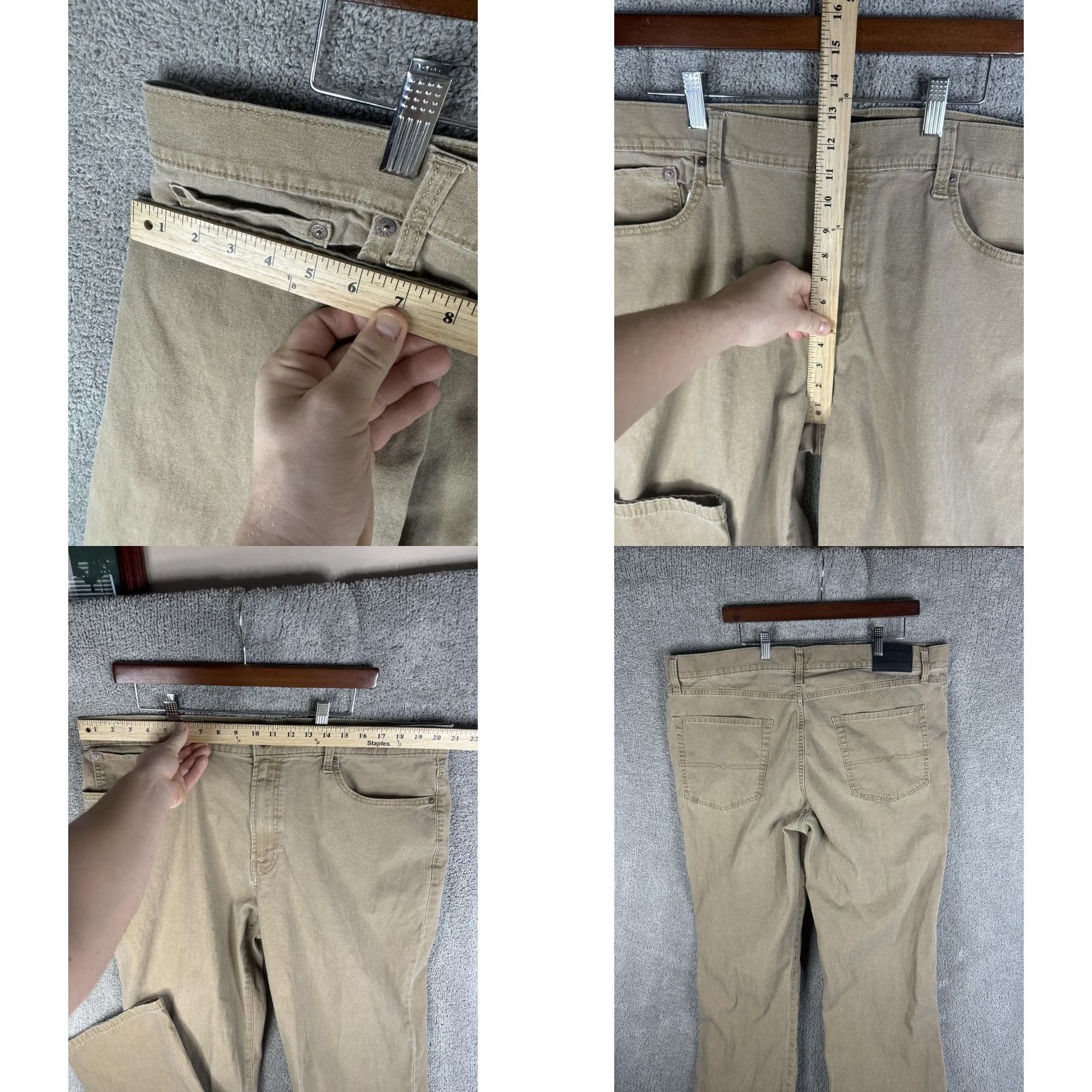 Lucky Brand Lucky Brand Jeans Mens 40x32 Straight Leg Denim Pants Beige 223 Straight Pockets Zip Fly Belt Loops Womens? (note: final) Size US 40 / EU 56 - 8 Thumbnail