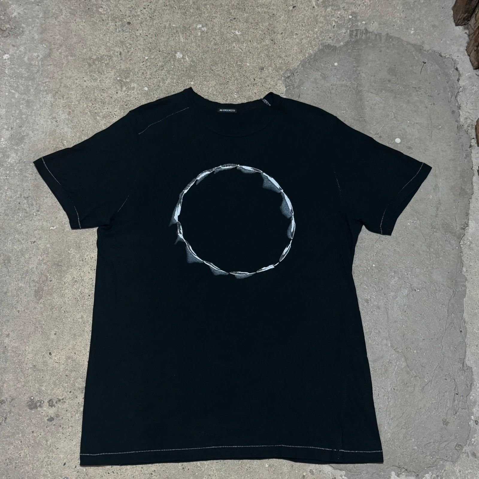 Ann Demeulemeester Paint bird t-shirt S-M | Grailed