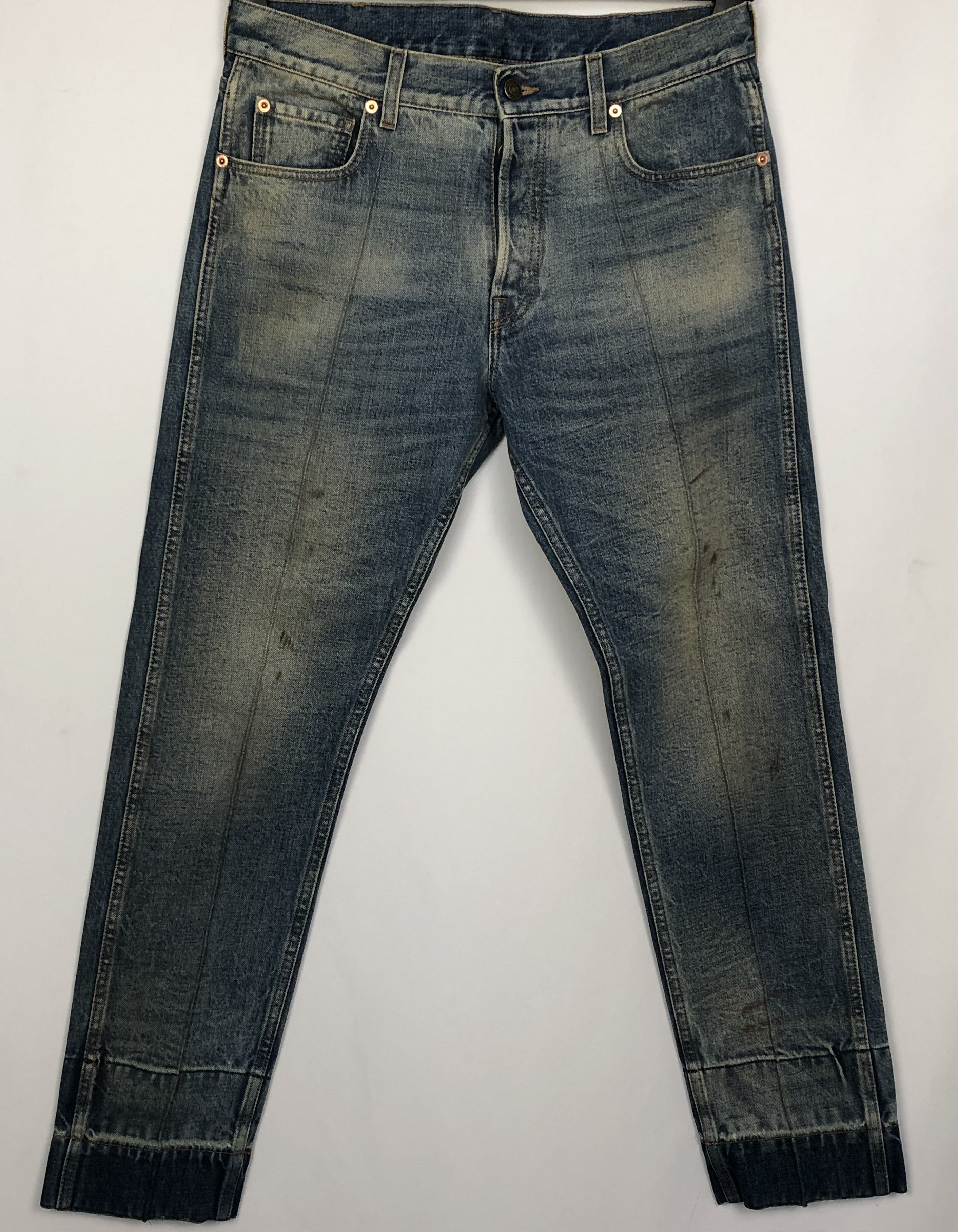 Gucci Gucci Classic Acid Wash Blue Jeans Size US 34 / EU 50 - 2 Thumbnail