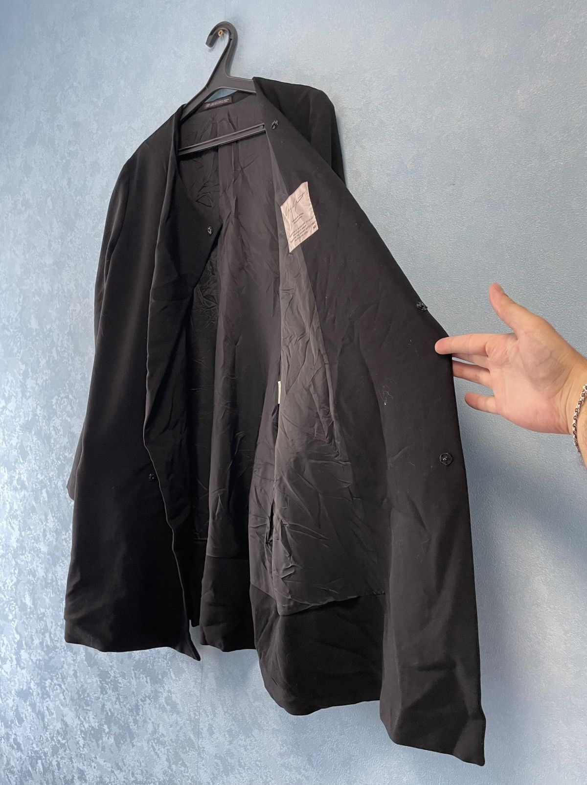 Yohji Yamamoto Yohji Yamamoto Wool Avant Garde Coat Jacket Size US M / EU 48-50 / 2 - 9 Thumbnail