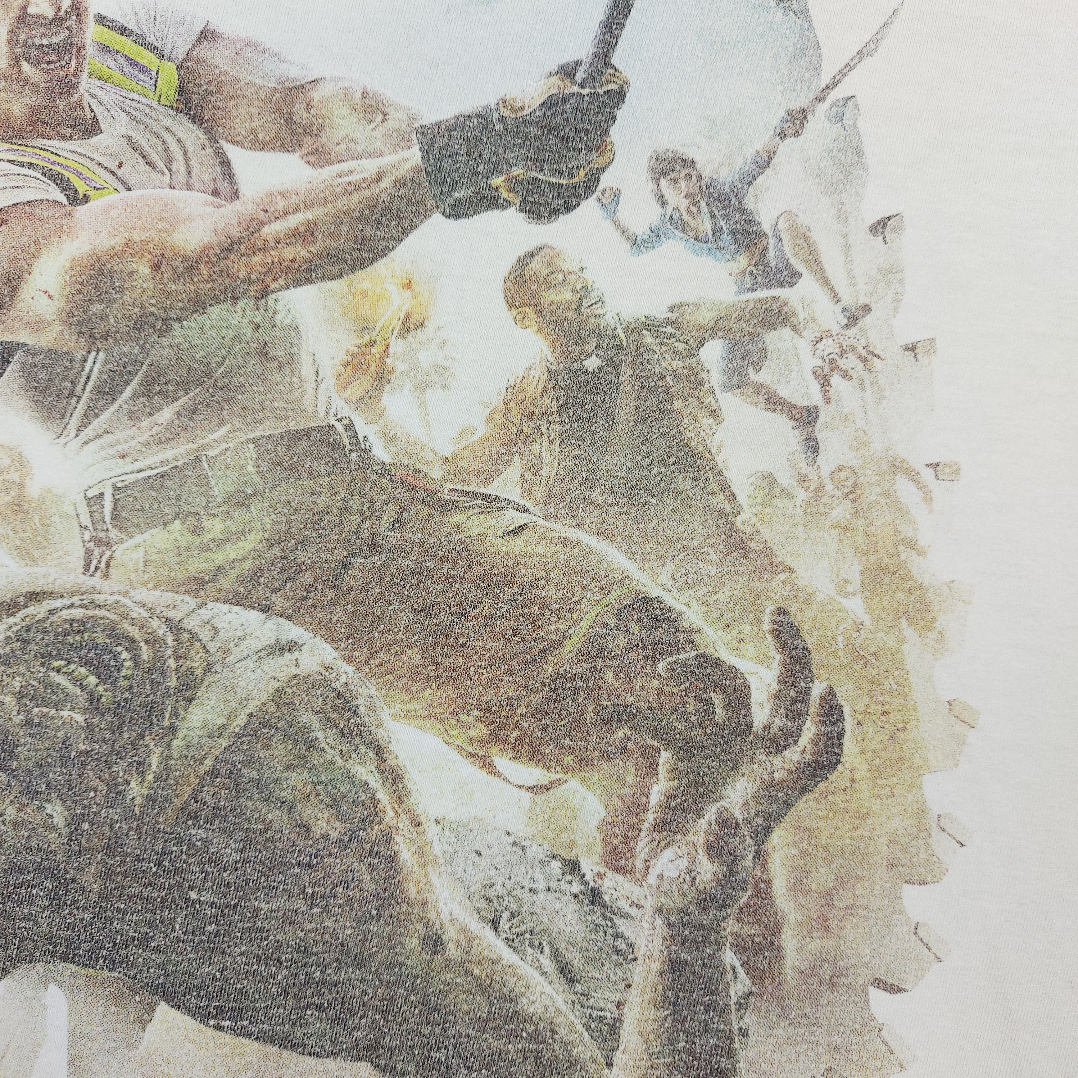 Playstation Official 2014 Dead Island 2 Saw Blade Game Promo Merch TEE Size US L / EU 52-54 / 3 - 6 Thumbnail