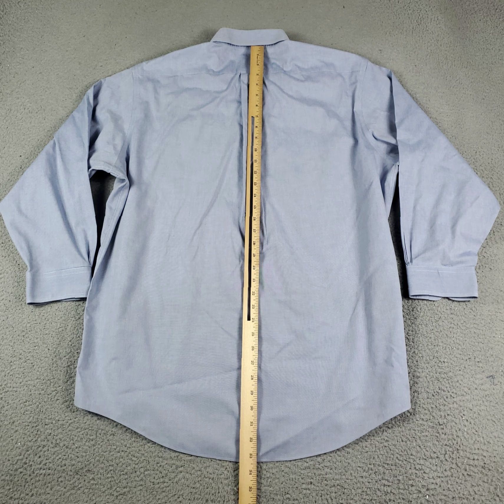 Brooks Brothers Brooks Brothers Shirt Mens 17 Blue Dress Button Up Long Sleeve Dress Shirt Regular Size 17 Blue Brooks Brothers Mens Shirt Size 46R - 3 Thumbnail