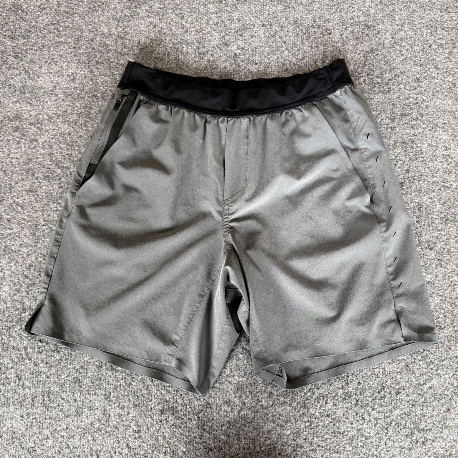 Ten Thousand Ten Thousand Mens Interval Shorts Small Gray Gym Training Size US 28 / EU 44 - 1 Thumbnail