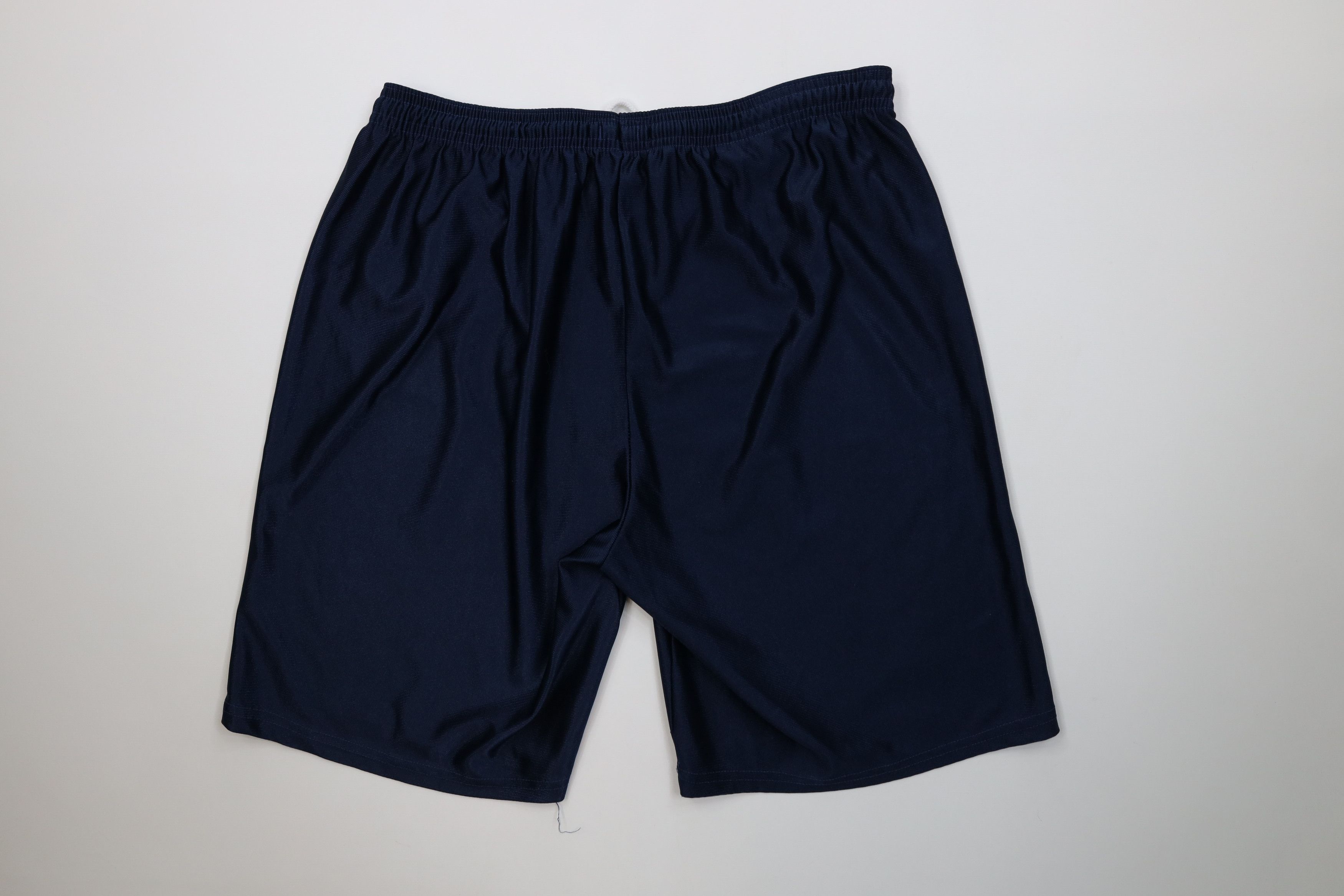 Vintage Vintage 90s Streetwear Dazzle Silky Gym Shorts Blue USA Size US 34 / EU 50 - 8 Thumbnail
