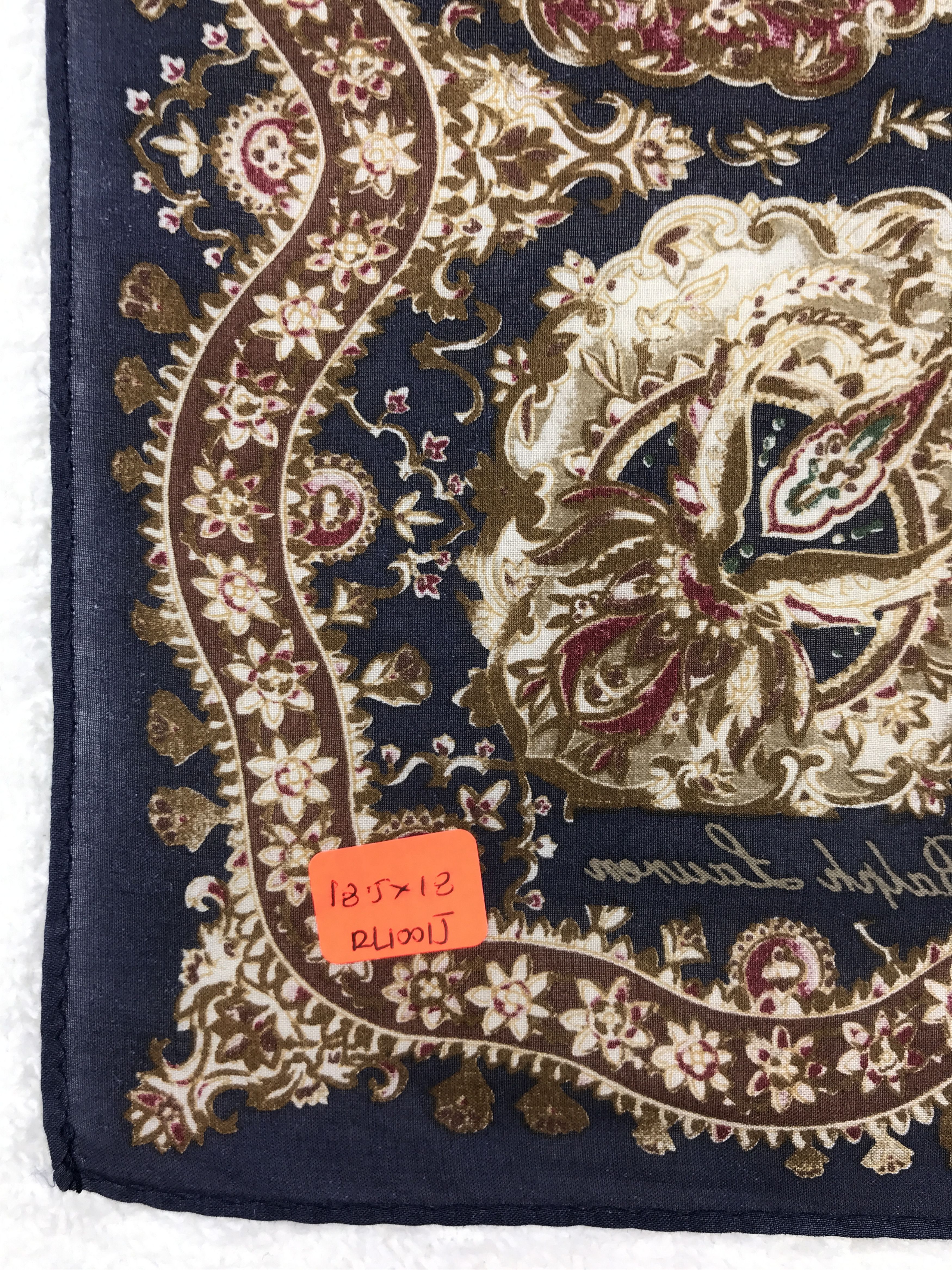 Designer × Ralph Lauren × Vintage Vintage Ralph Lauren Bandana Neckerchief Handkerchief Size ONE SIZE - 5 Thumbnail