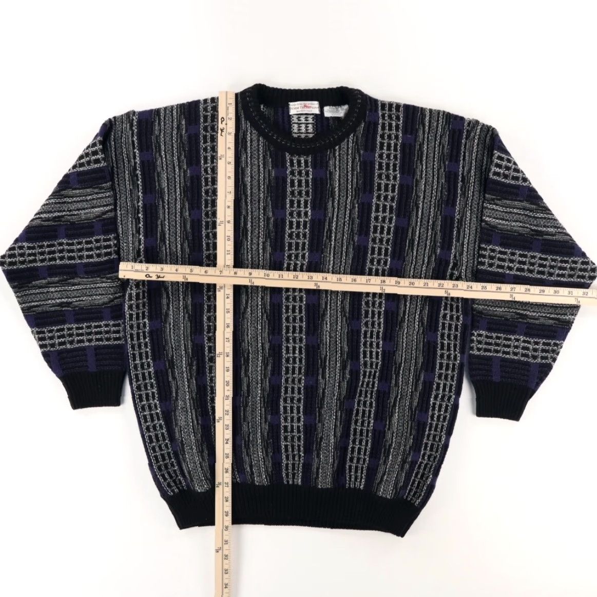 Jim Thompson VINTAGE Norm Thompson Wool Alpaca Striped Sweater Shirt Men's XL Size US XL / EU 56 / 4 - 3 Thumbnail