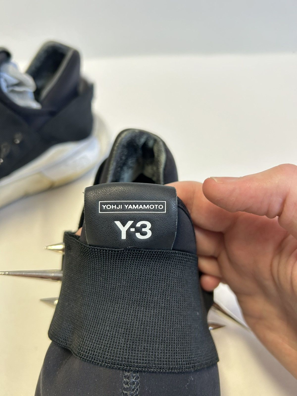 Y-3 SS2015 Qasa Low Custom Spiked Sneakers Size US 8.5 / EU 41-42 - 8 Thumbnail