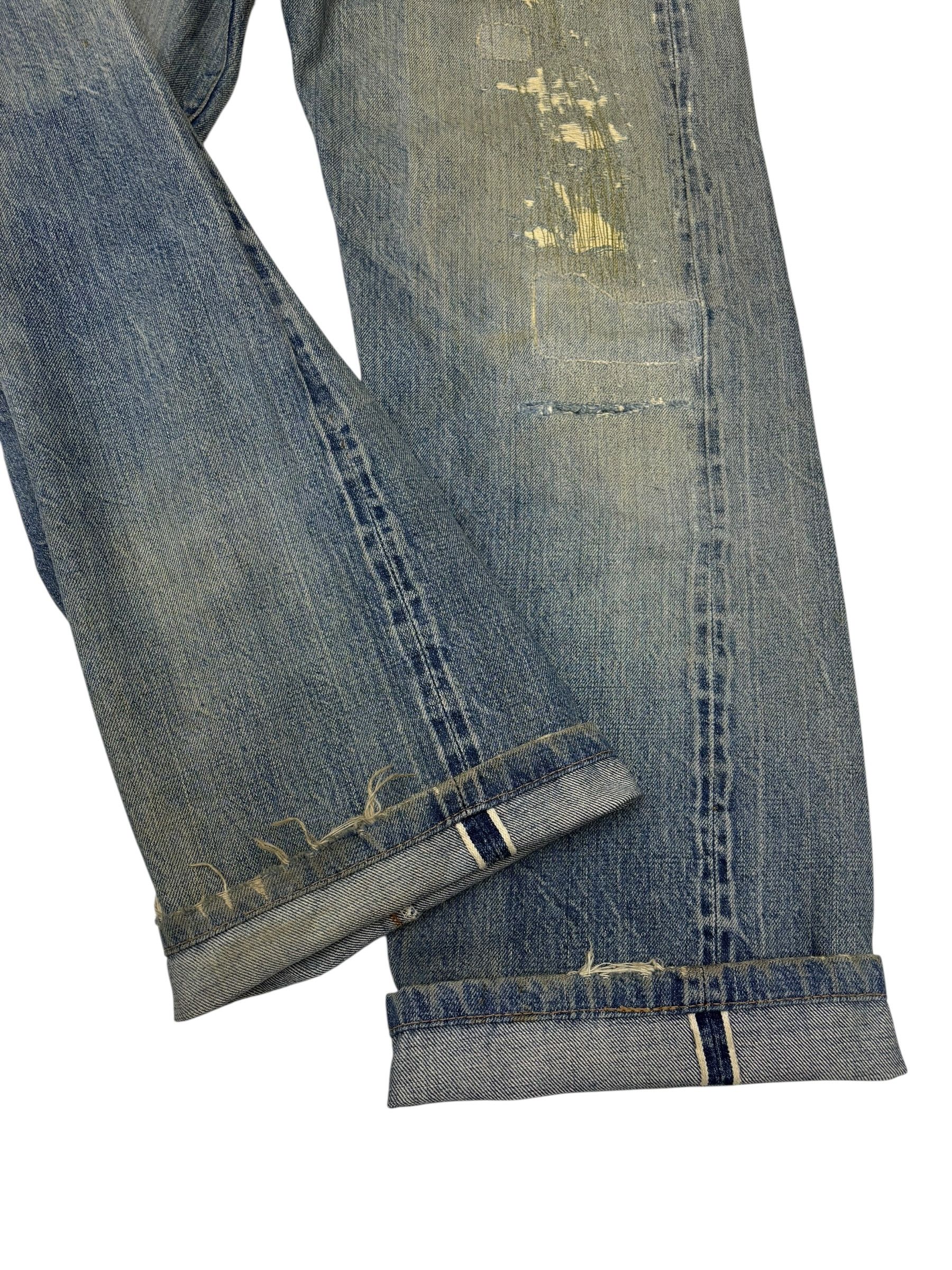 Levi's True Vintage Levis 501 Big E Selvedge Jeans Button 2 Size US 32 / EU 48 - 3 Thumbnail