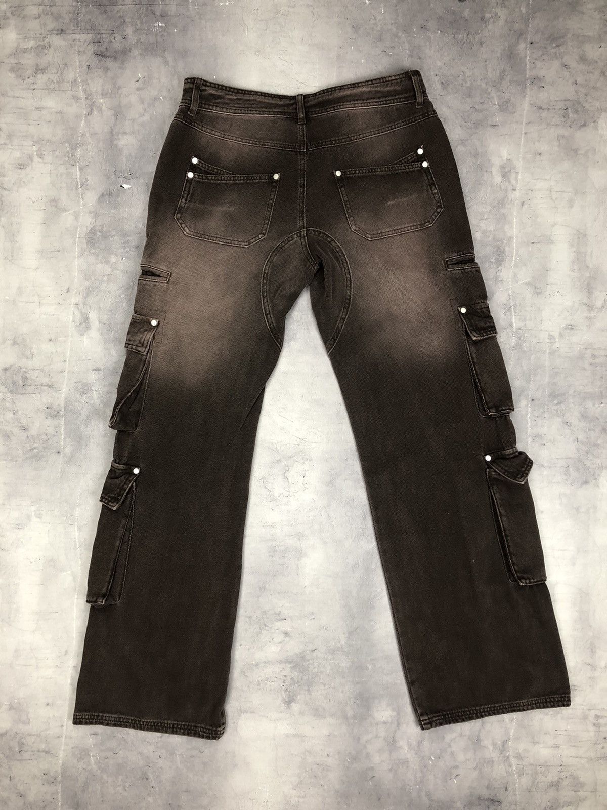 Guizio Danielle Guizio Women's Hayes Cargo Pants Size 27" / US 4 / IT 40 - 2 Thumbnail