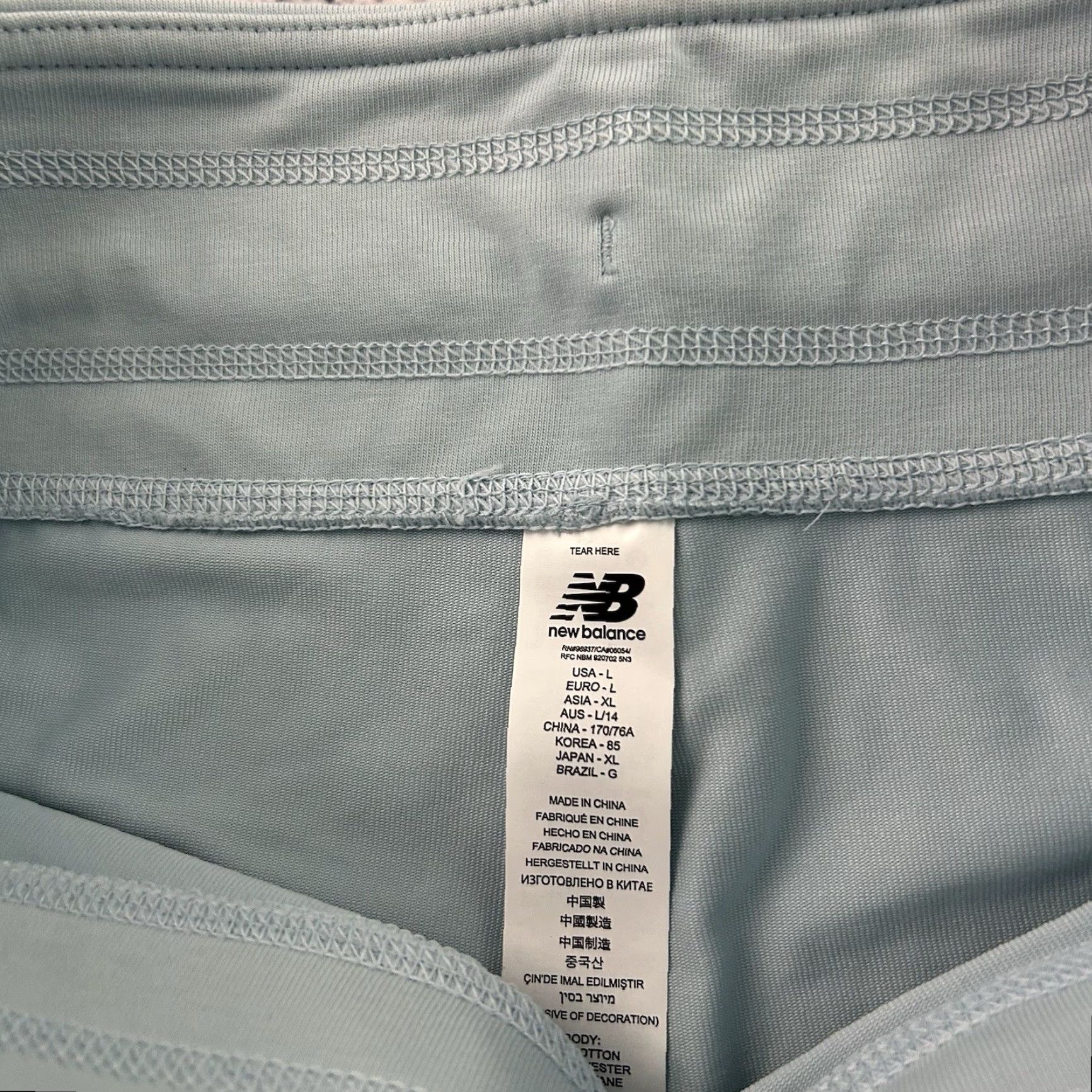 New Balance New Balance Athletic Shorts Womens L Blue Size 36" / US 14 / IT 50 - 6 Thumbnail