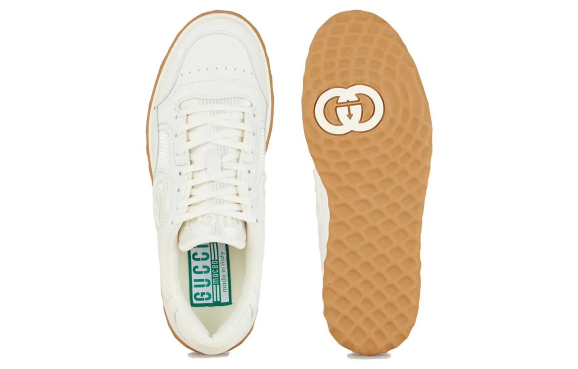 Gucci o1s1wg110125 MAC80 Low-Top Sneakers in White Size US 8 / IT 38 - 5 Thumbnail