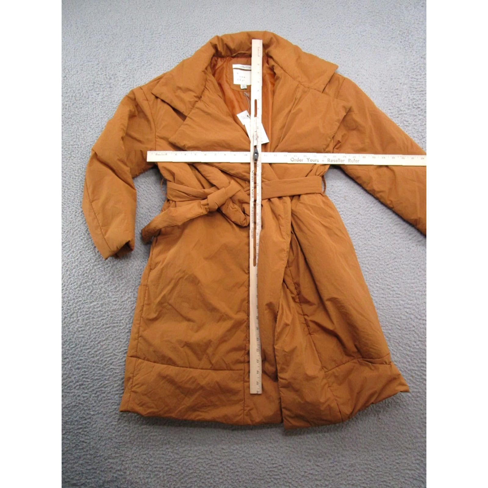 Vintage A New Day Water Resistant Brown Belted Jacket Insulated Puffer XS Winter Jacket Womens Belted Brown Water Resistant Puffer Insulated XS Winter New Day Size XS / US 0-2 / IT 36-38 - 4 Thumbnail