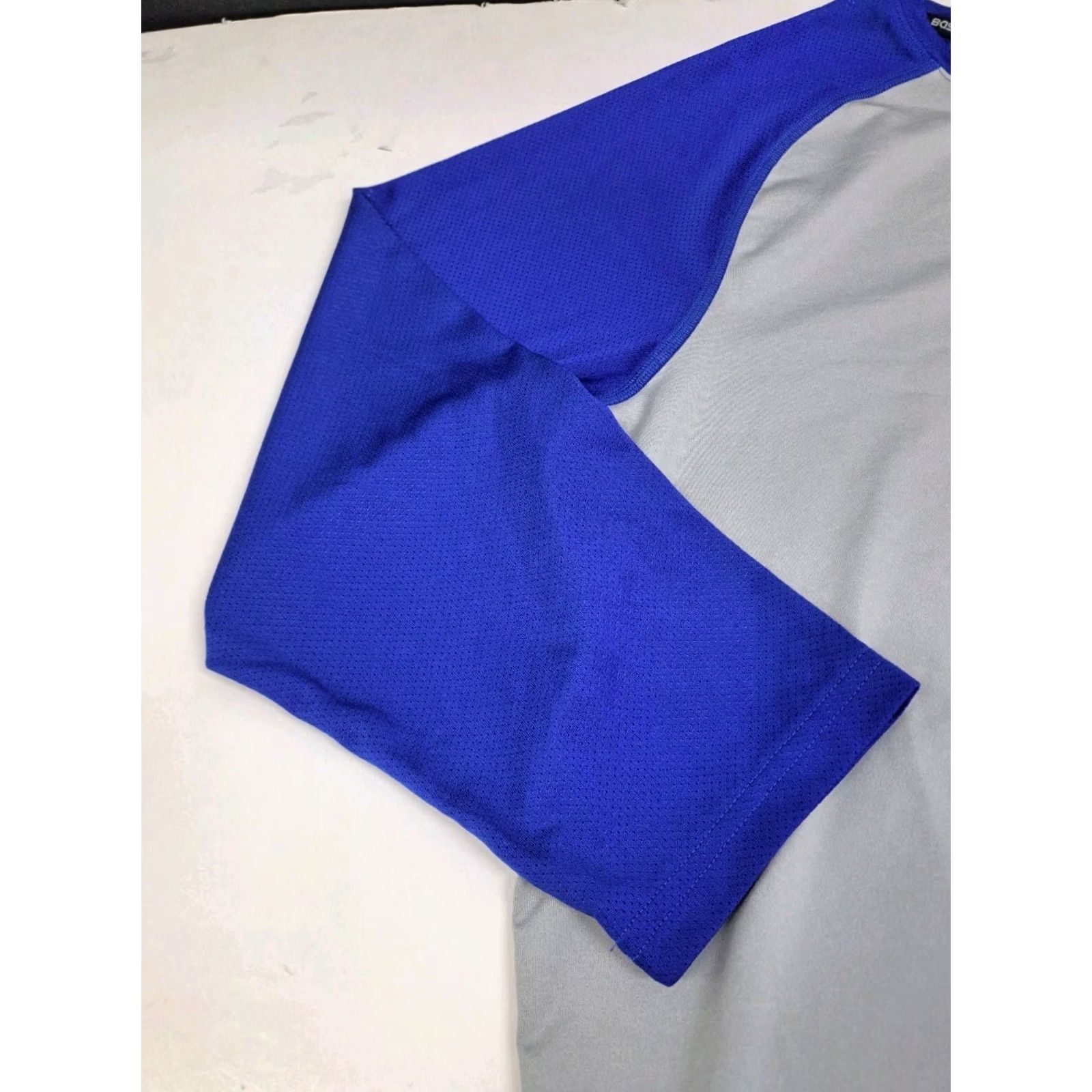 Under Armour Under Armour Mens 3/4 Sleeve Baseball Shirt Blue/Grey Size L Crew Neck P/SP 7004 Size US L / EU 52-54 / 3 - 6 Thumbnail