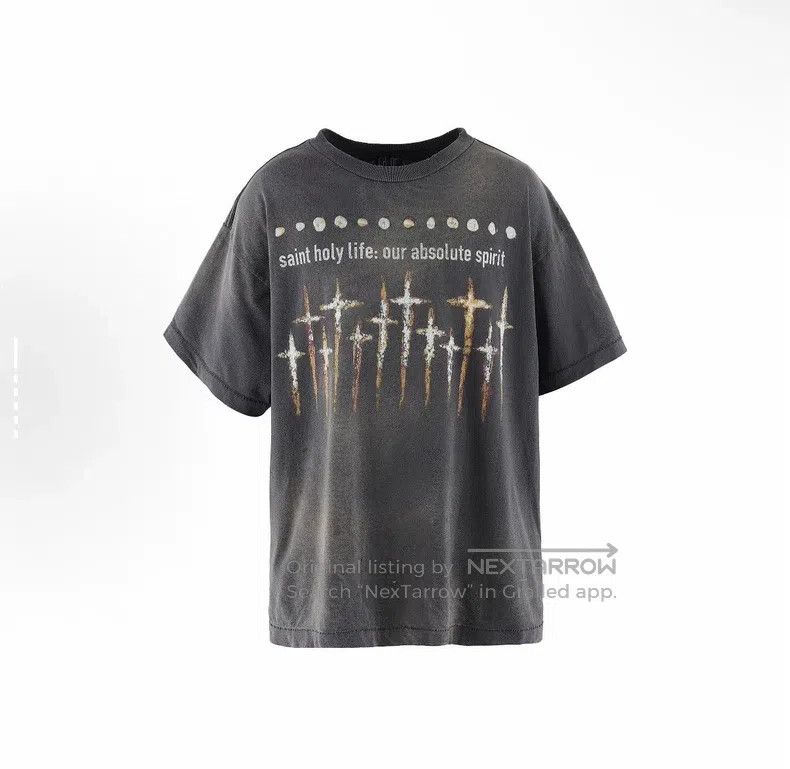 Saint Michael Saint Michael Collaboration vintage cross-style short-slee Size US S / EU 44-46 / 1 - 1 Thumbnail