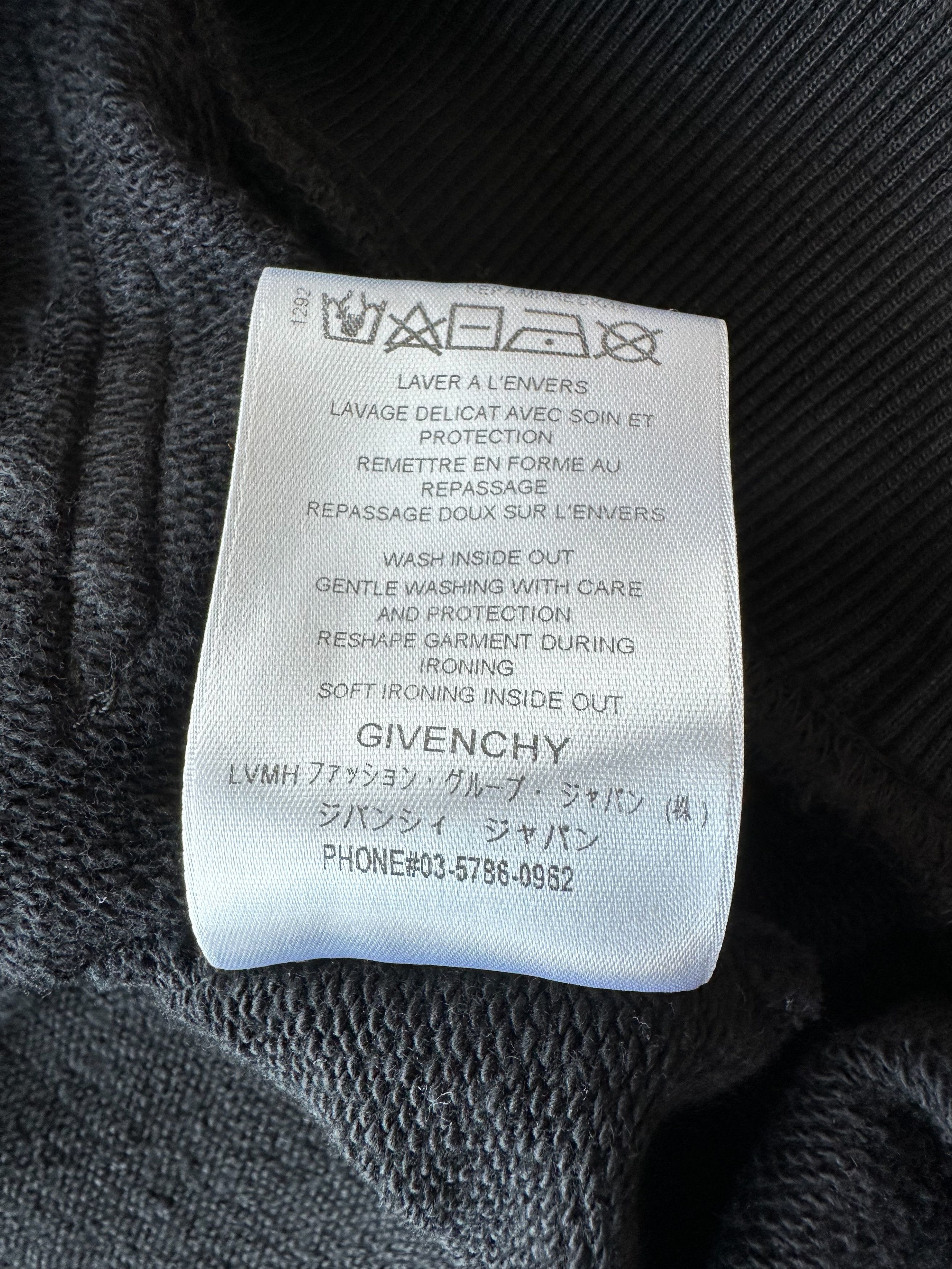 Givenchy Givenchy Black & White Refracted Logo Hoodie Size US XXL / EU 58 / 5 - 5 Thumbnail
