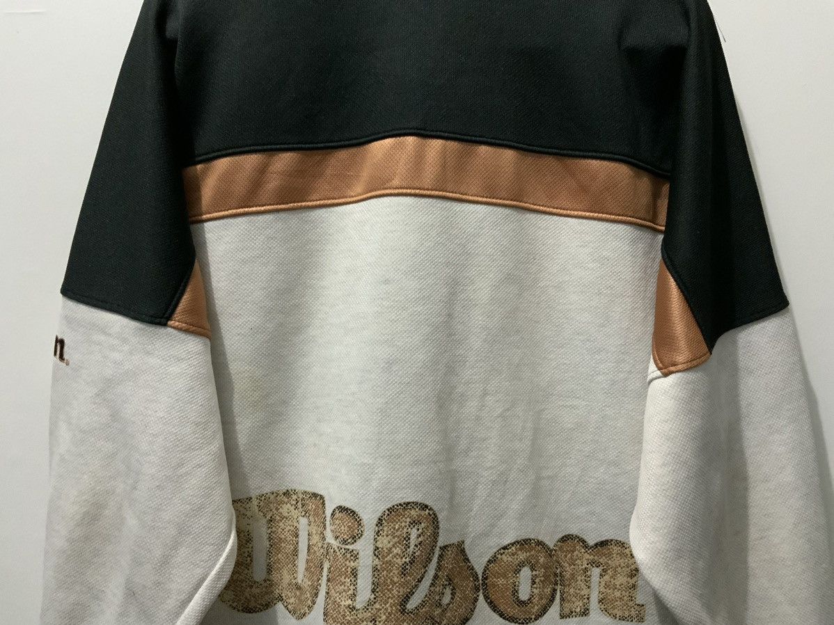 Japanese Brand Vintage Wilson Half Zipper Sweatshirt Size US M / EU 48-50 / 2 - 11 Thumbnail