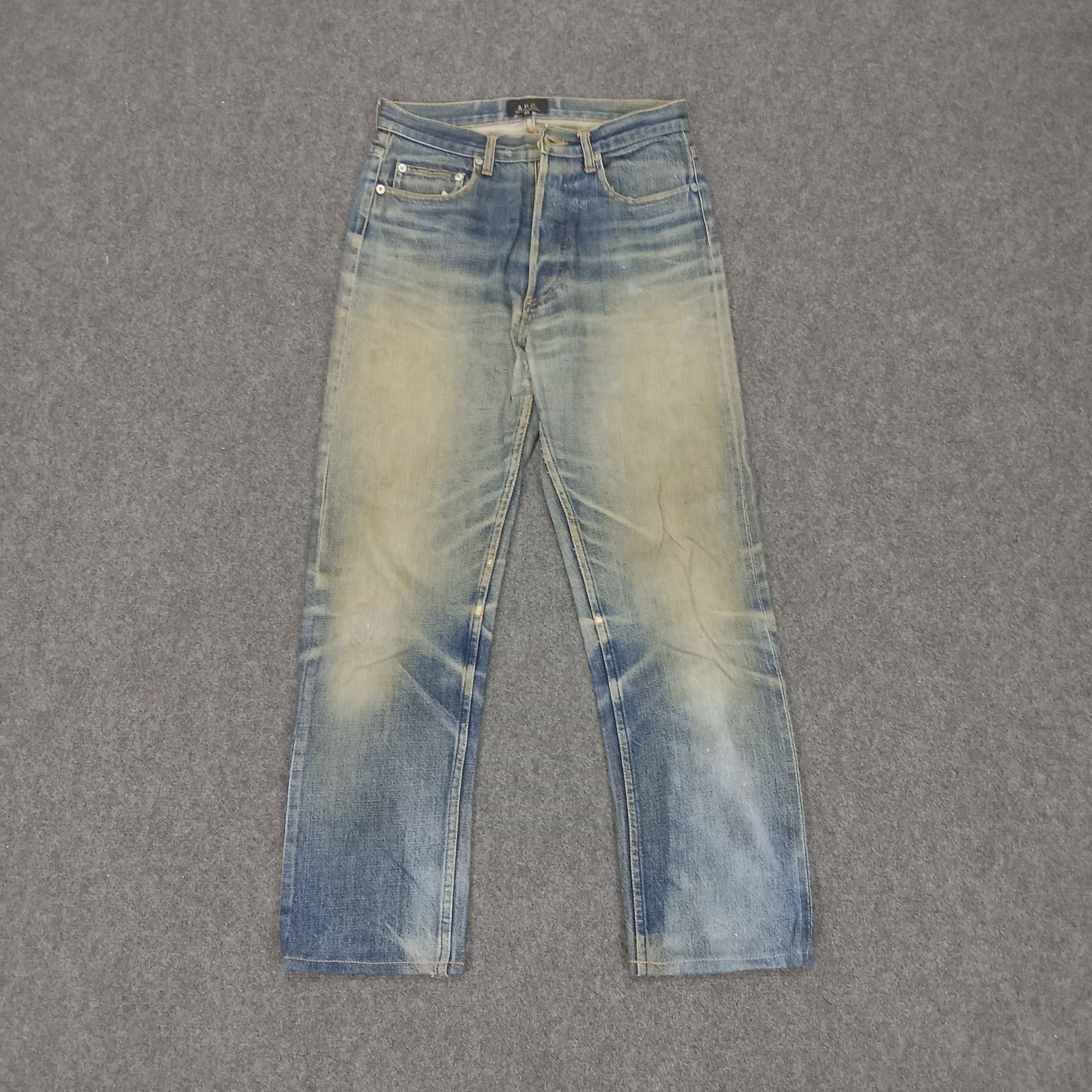 ✨Supreme×A.P.C✨【希少】Fuck'emデニム セルビッチ 26 A.P.C. × Supreme Supreme x A.P.C. Fuck'Em Japanese Denim
