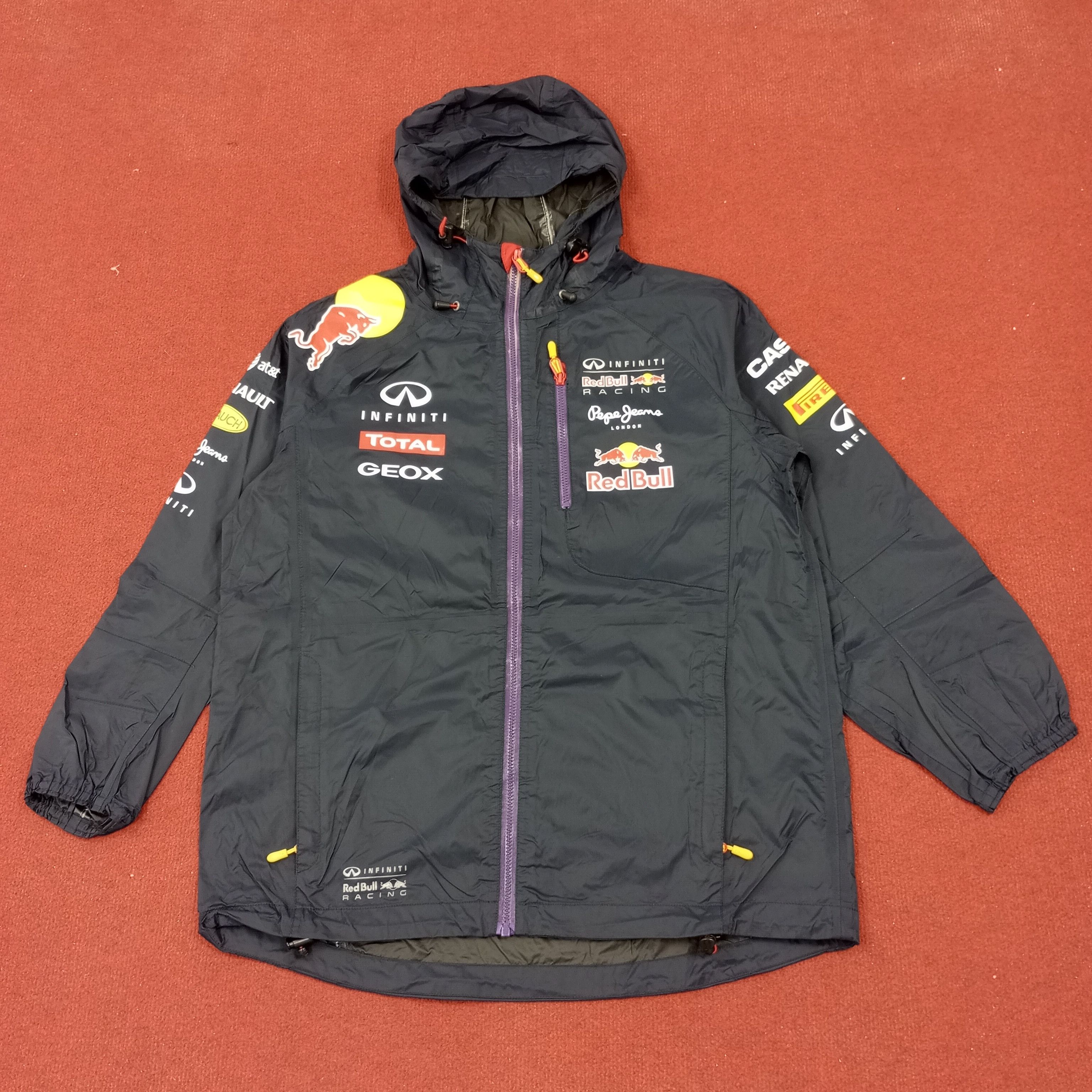 Red Bull × Vintage Red Bull Racing Logo Design Pepe Jeans Windbreaker Jacket Size US L / EU 52-54 / 3 - 3 Thumbnail
