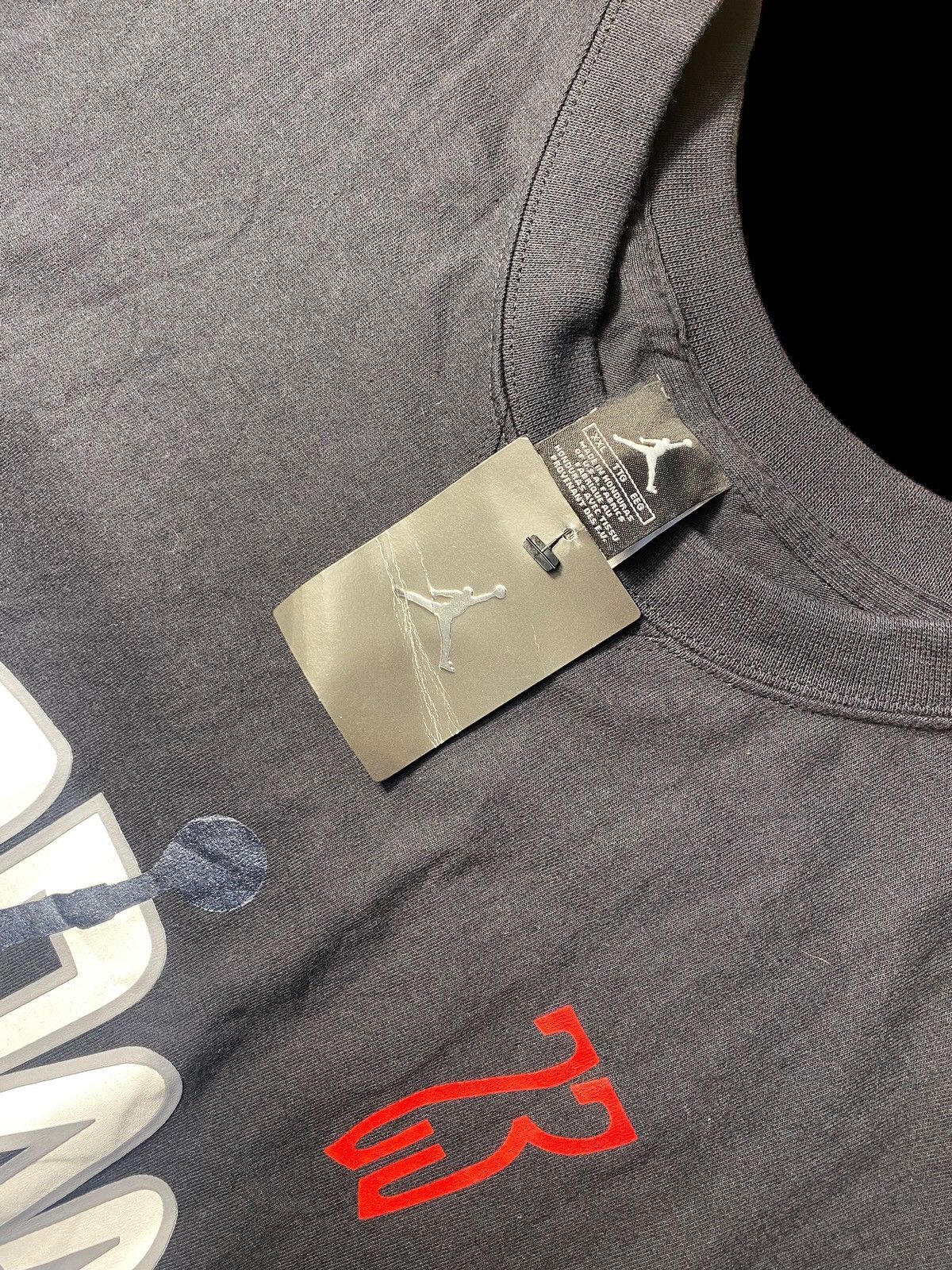Jordan Brand × Vintage Vtg Jumpman Air Jordan T Shirt Flight Logo Mens XXL Y2K Size US XXL / EU 58 / 5 - 4 Thumbnail