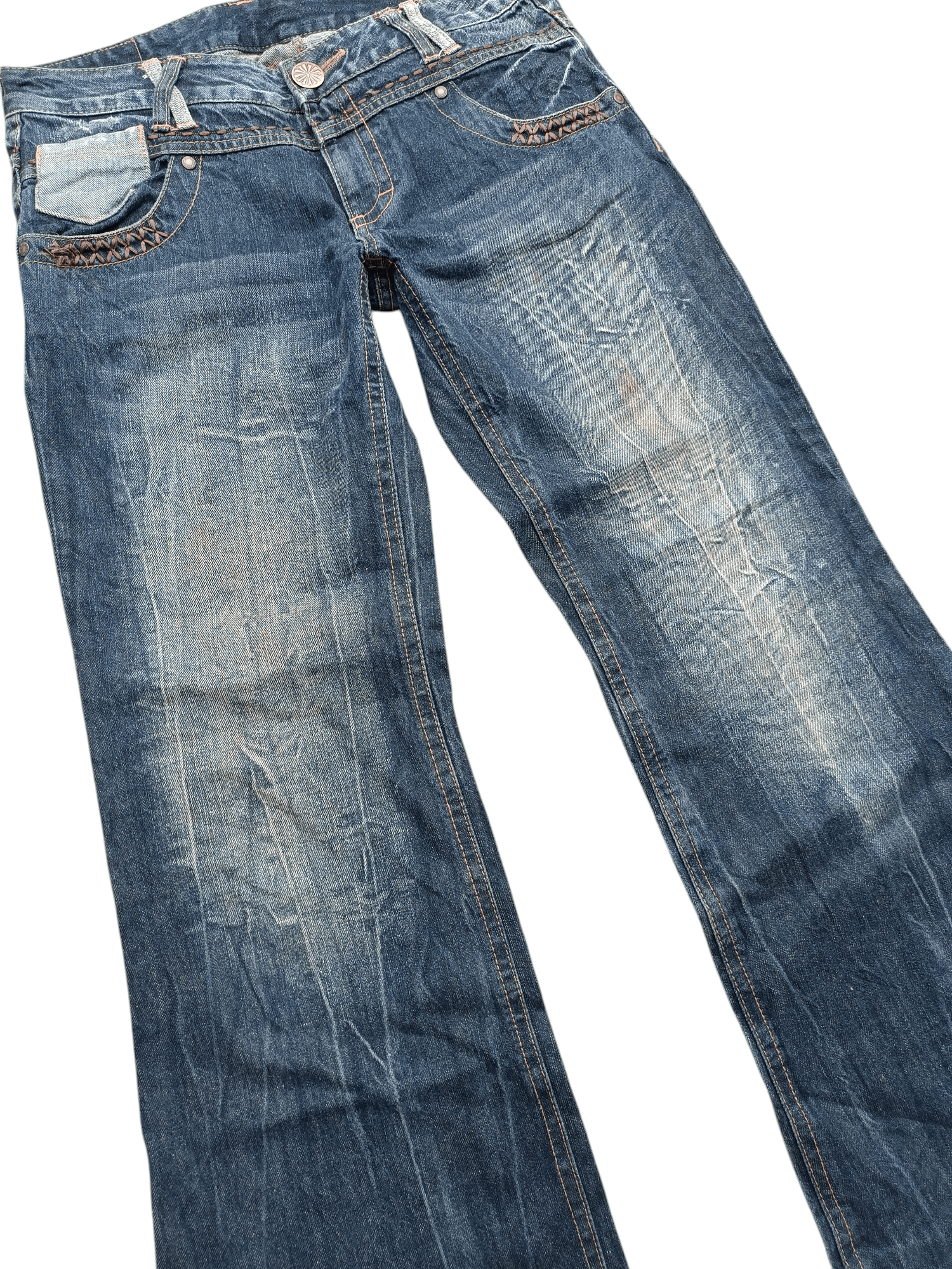 Hysteric Glamour × Japanese Brand × Tornado Mart Flare Japanese Brand Native Embroidery Low Rise Boot Cut Size US 32 / EU 48 - 13 Thumbnail