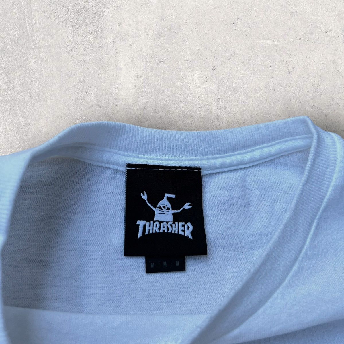 Thrasher vintage rare Thrasher X Toy Machine BTH T-Shirt skate Jesus Size US M / EU 48-50 / 2 - 7 Thumbnail