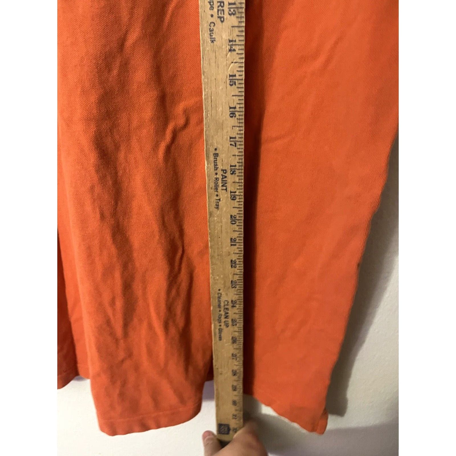 Lands' End Lands End Mens Shirt Size Large Orange Short Sleeve Traditional Fit Polo 90s Mens Size US L / EU 52-54 / 3 - 4 Thumbnail