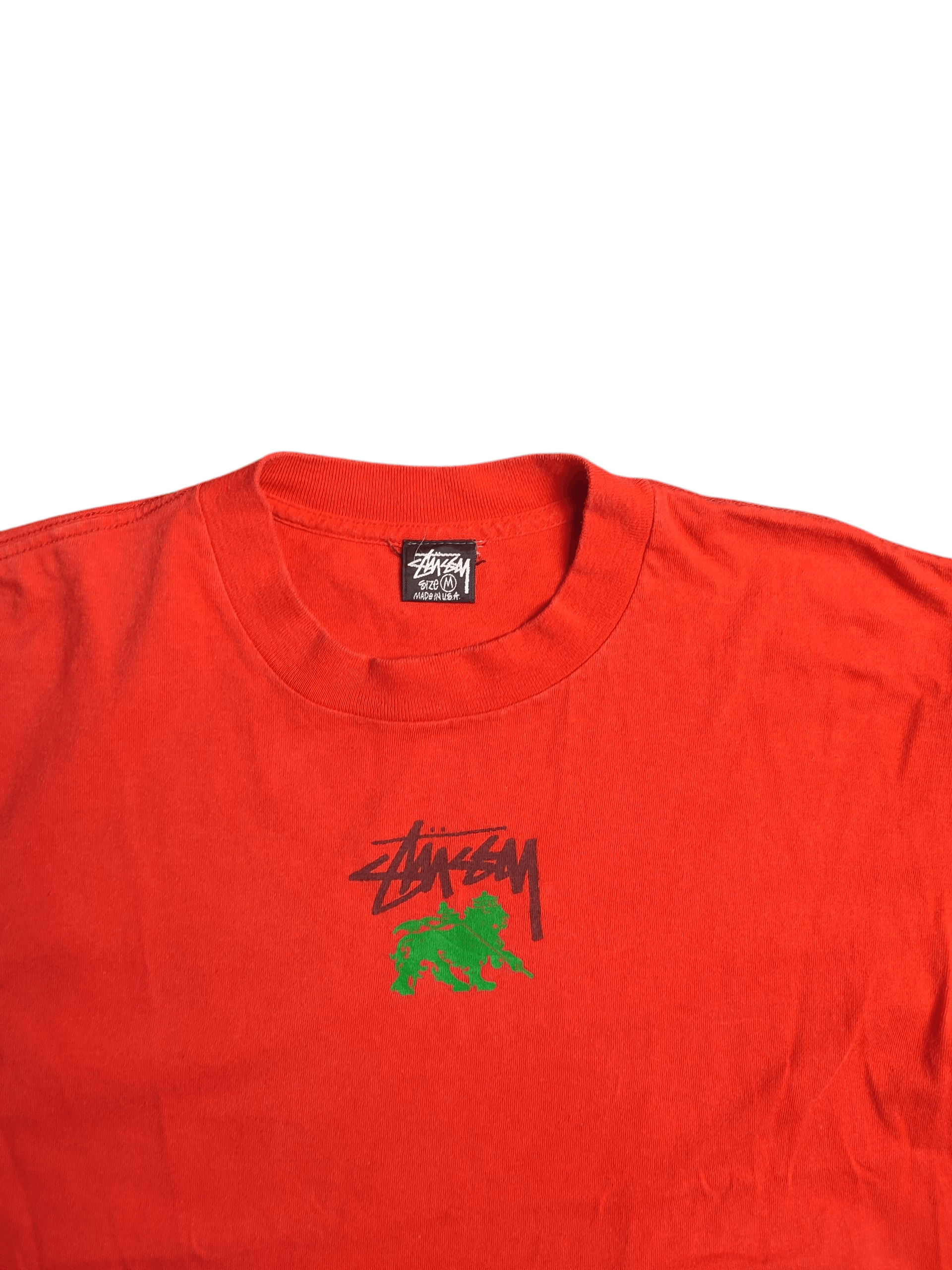 Stussy [DELETED] Stussy Rasta Zig Zag 80s Vintage Tshirts Size US M / EU 48-50 / 2 - 2 Thumbnail