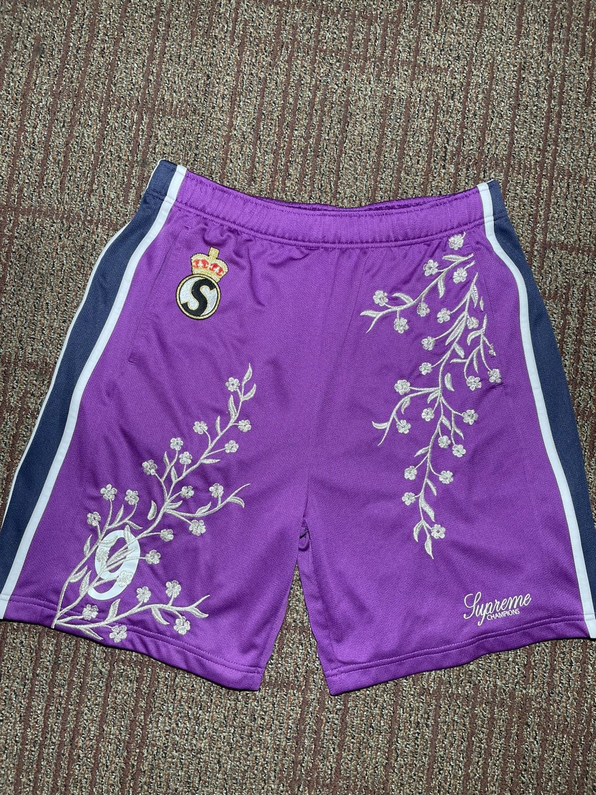 Supreme Supreme Floral Soccer Short (Small) Size US 32 / EU 48 - 1 Thumbnail