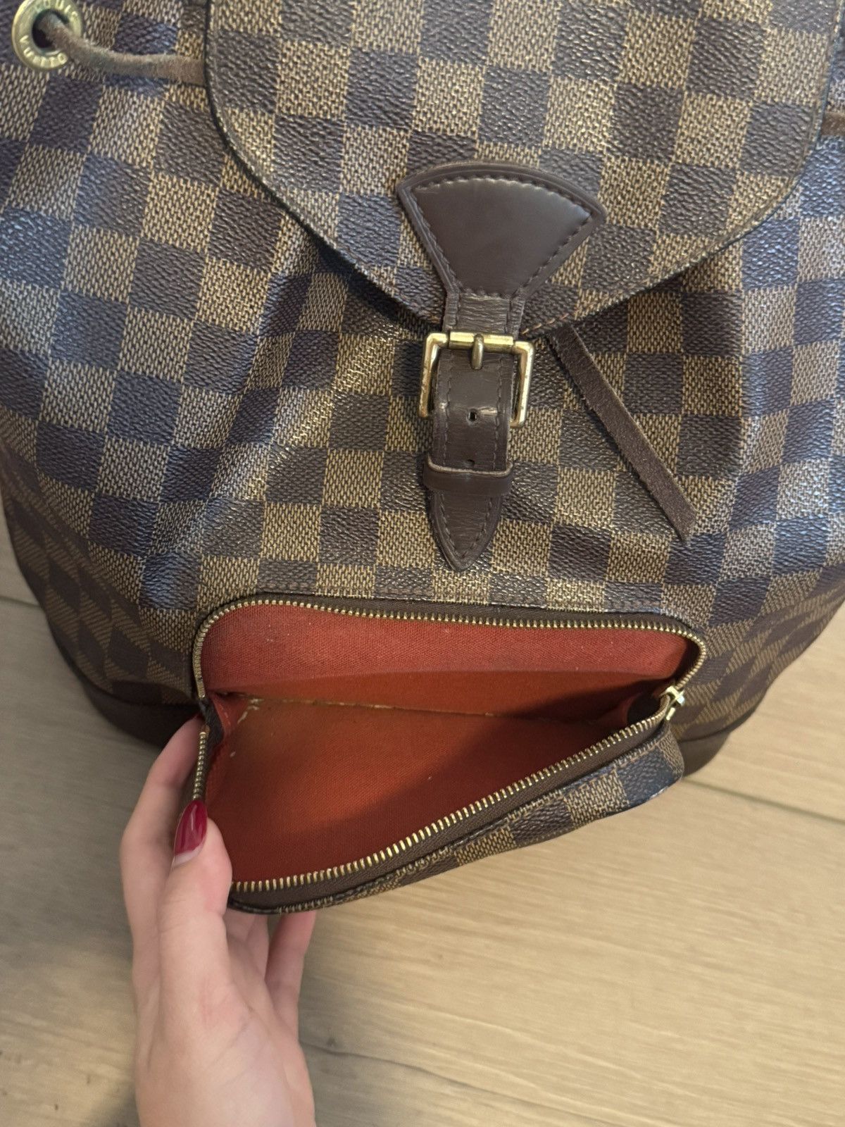 Louis Vuitton Damier Ebene Montsouris MM Special Order Size ONE SIZE - 11 Thumbnail