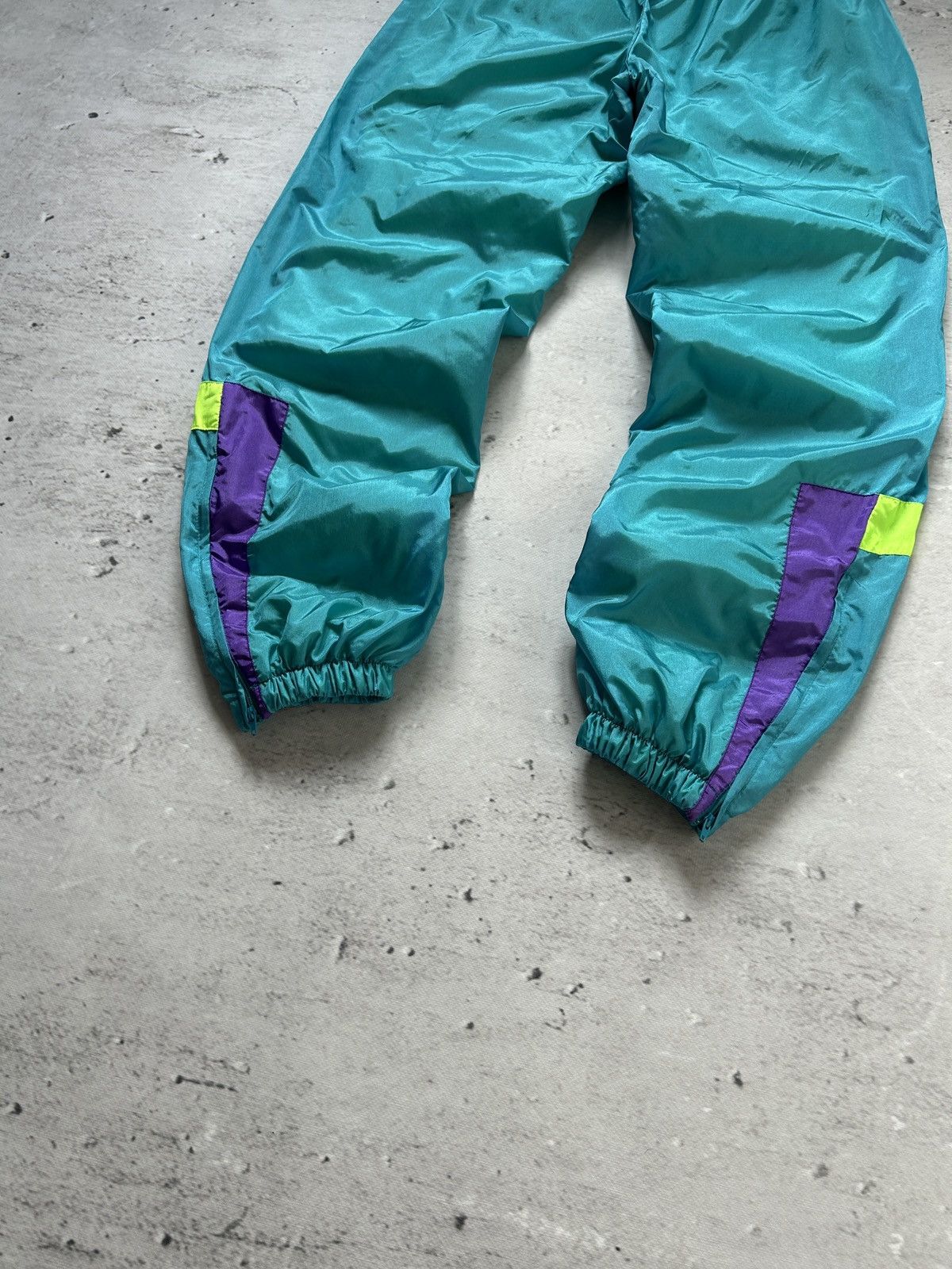 Nike 💥Rare Vintage Nike Baggy Nylon Track Pants 80s Og Y2k HipHop Size US 32 / EU 48 - 13 Thumbnail
