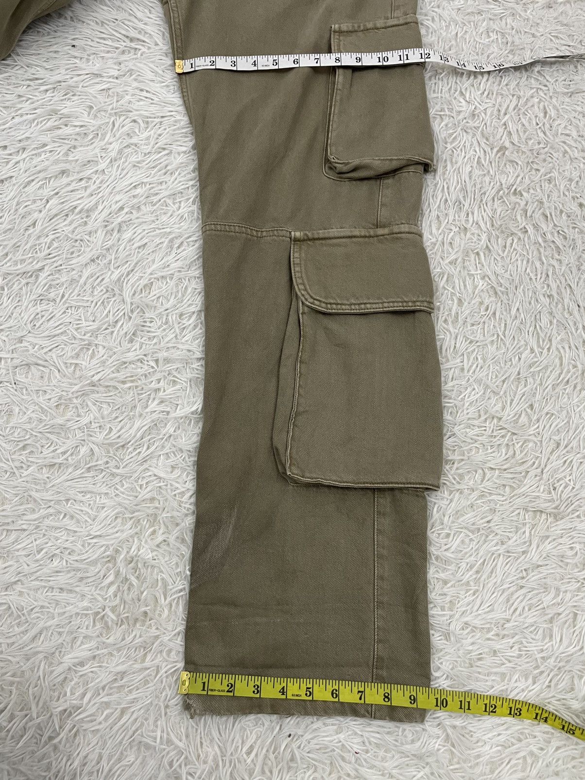 Zara Multi Big Cargo Pockets Zara Baggy Flair Pants Size US 32 / EU 48 - 13 Thumbnail