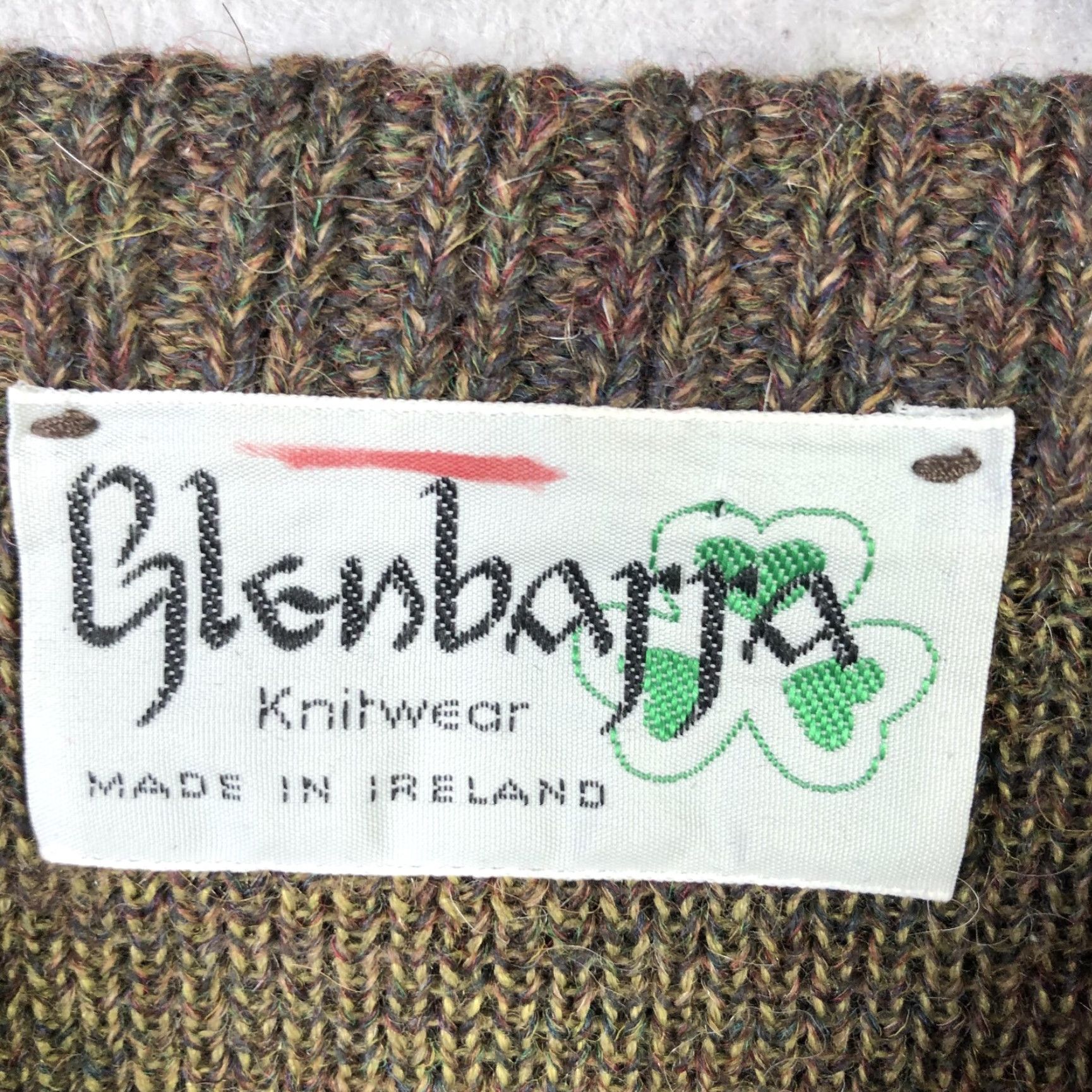 Vintage VINTAGE Glenbarra Sweater Crewneck Mens Large Brown Wool Geometric Ireland 90s Crew Neck Geometric Wool Ireland Mens Large Brown Size US XL / EU 56 / 4 - 4 Thumbnail