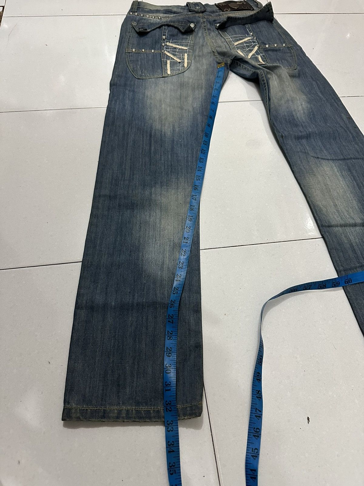 Armani VTG All ARMANI Collection Distressed Denim Size US 31 - 21 Thumbnail