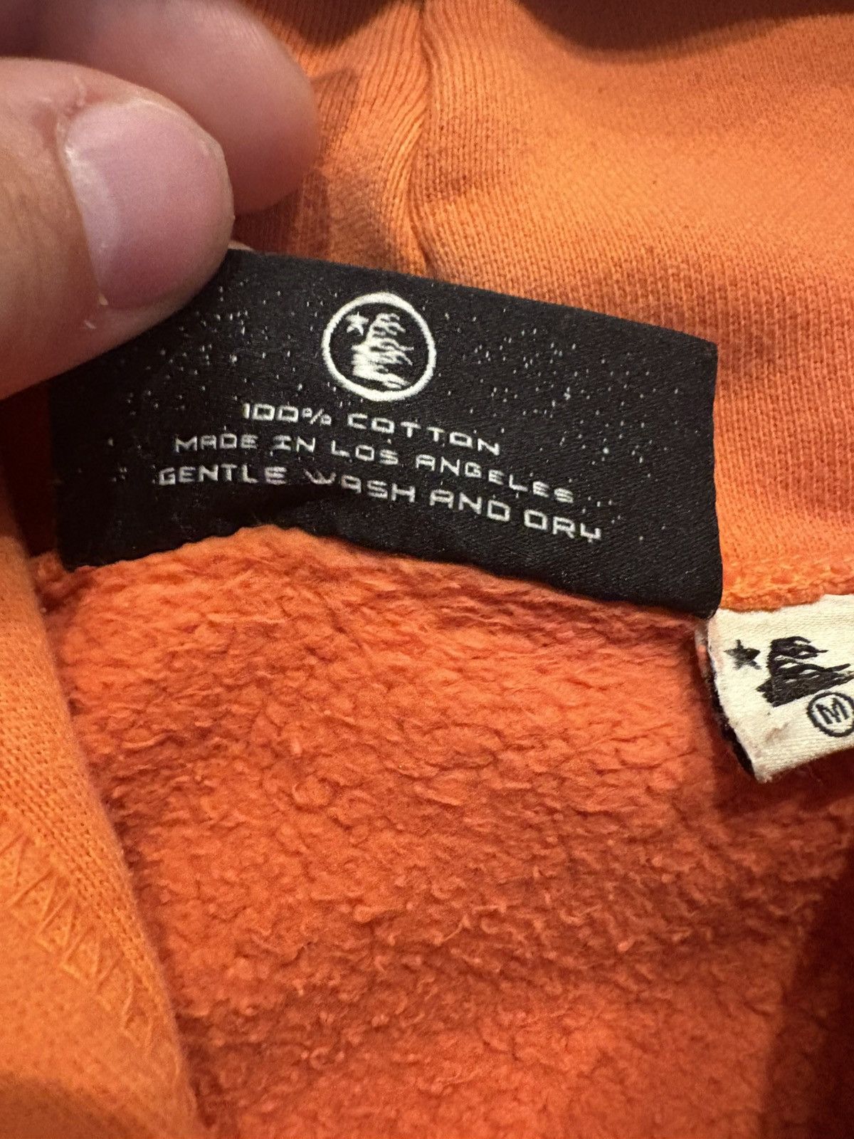 HELLSTAR Hellstar orange flame hoodie size medium Size US M / EU 48-50 / 2 - 4 Thumbnail