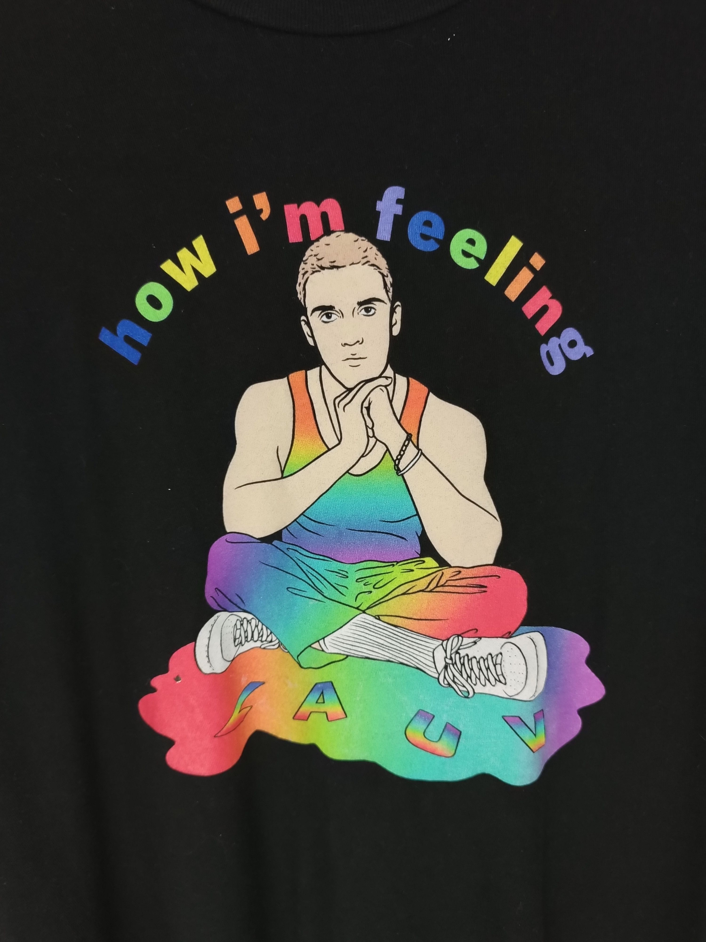 Other LAUV "HOW I'M FEELING" PROMO TEE ( troye keshi sam smith ) Size US L / EU 52-54 / 3 - 8 Thumbnail