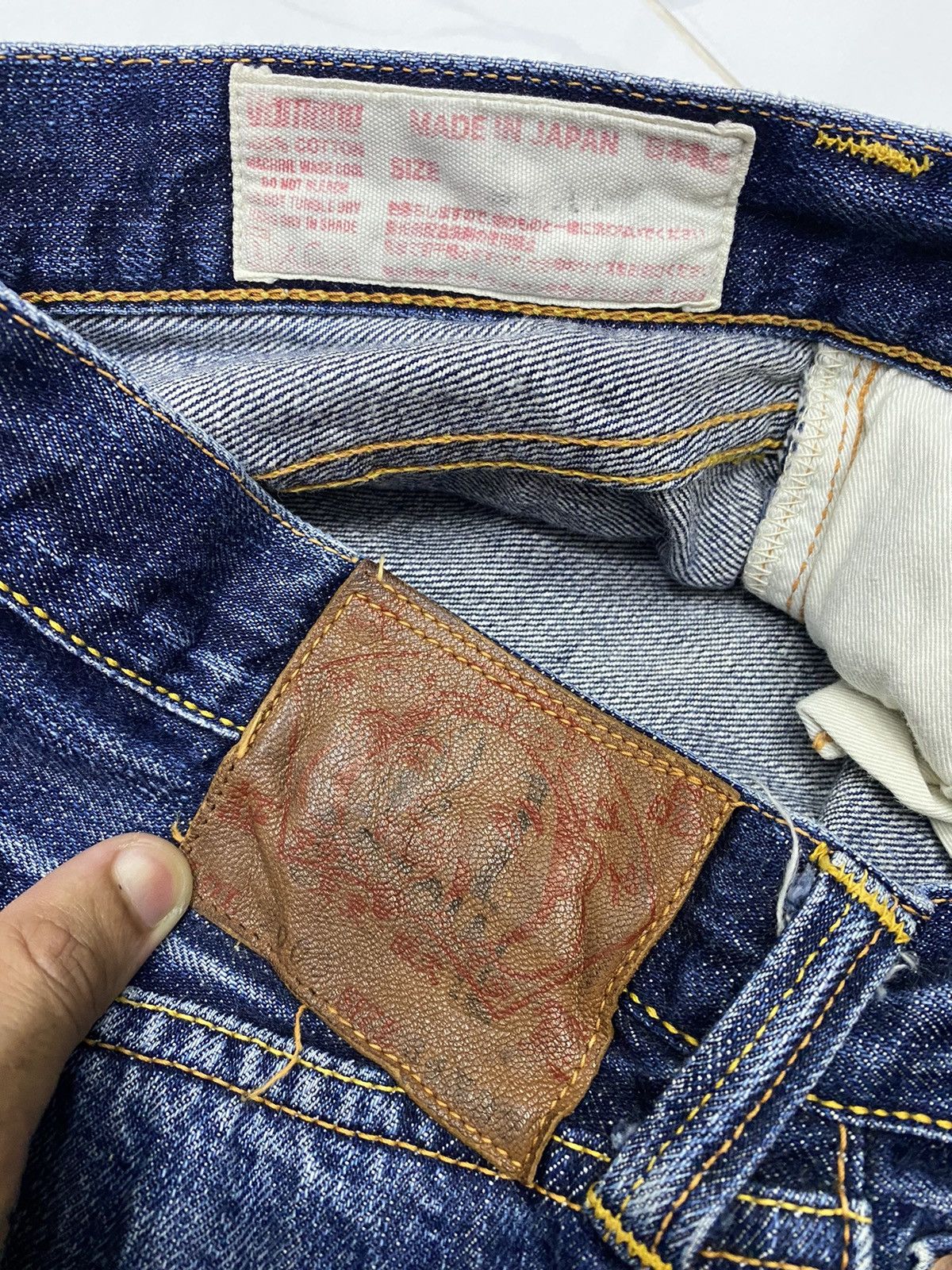 Evisu VINTAGE EVISU SEAGULL SELVEDGE DISTRESSED DENIM JEANS Size US 28 / EU 44 - 7 Thumbnail