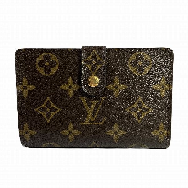 Louis Vuitton Louis Vuitton Porte Monnaie Viennois Monogram Wallet Textile Short Wallet M61663 DUTY FREE for USA