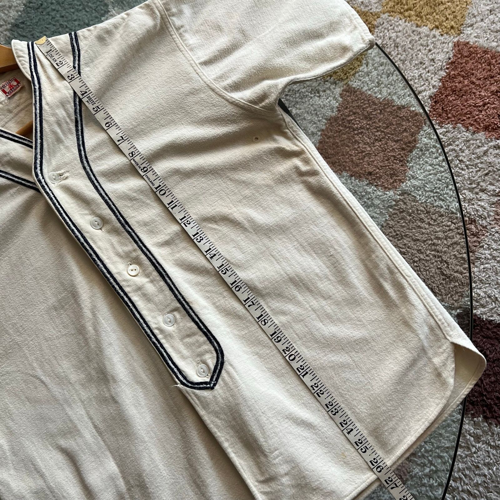 Vintage 1940s Inderrieden Foods Baseball Jersey | Pepperell | Size M Size US M / EU 48-50 / 2 - 19 Thumbnail